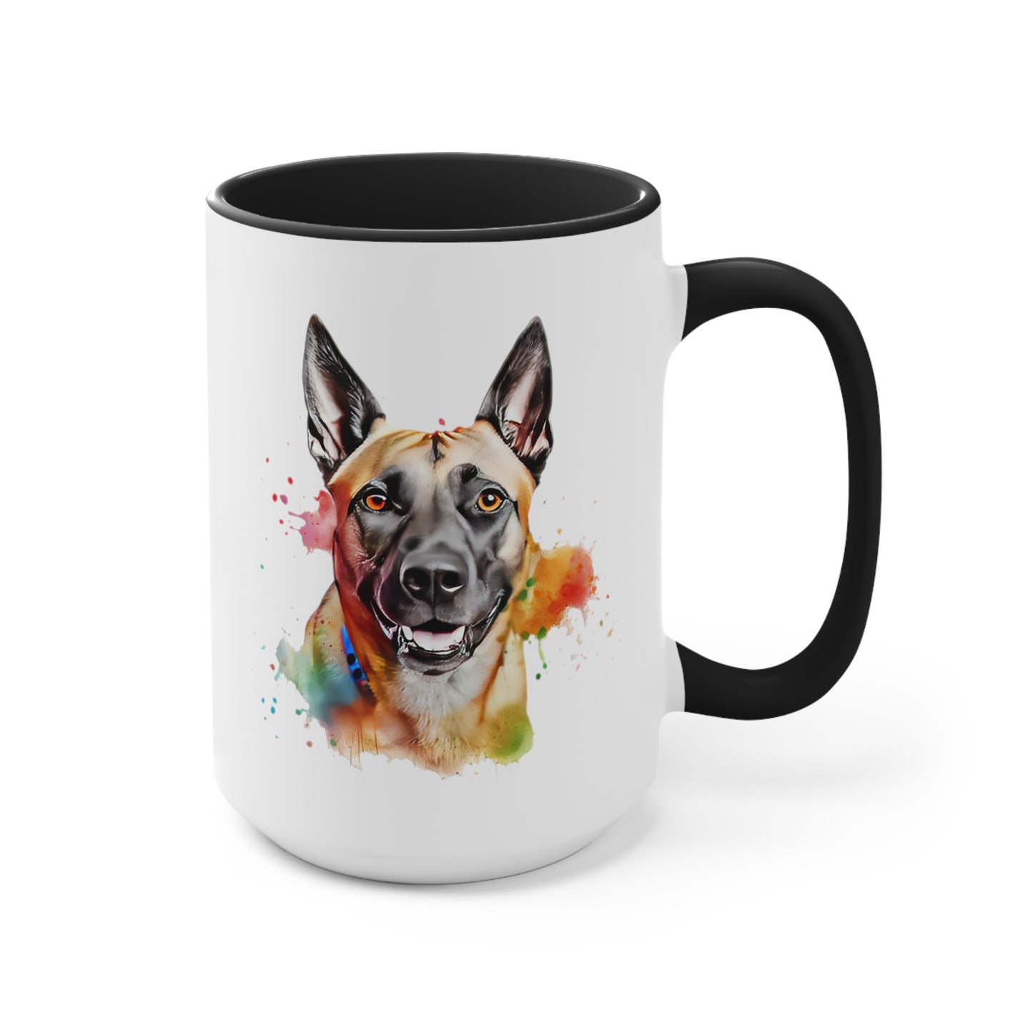 Belgium Malinois 4 Accent Mugs