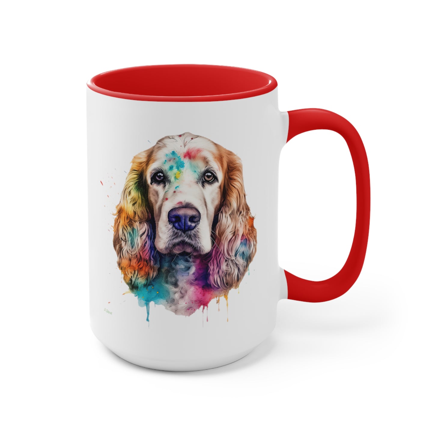 English Cocker Spaniel 2 Accent Mugs
