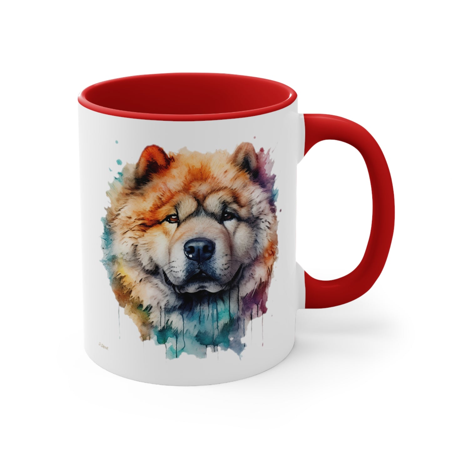 Chow Chow 3 Accent Mugs