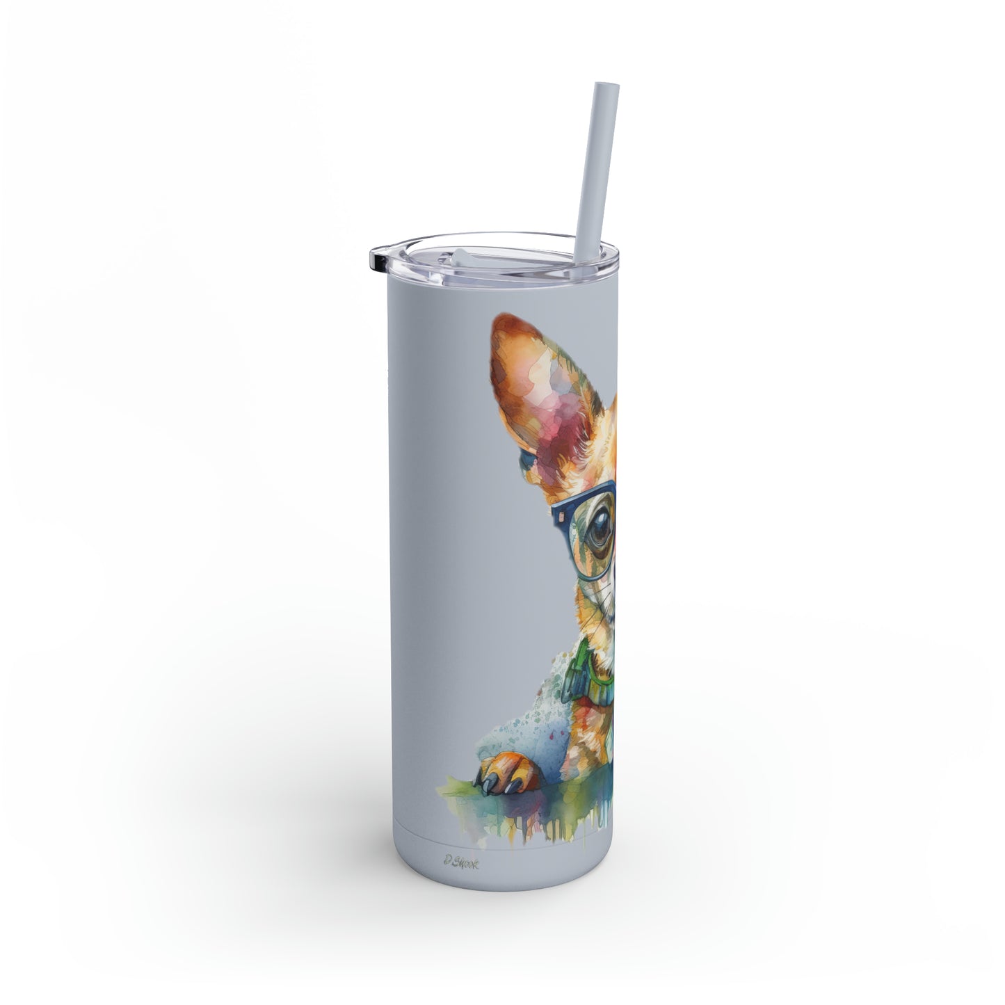 Chihuahua 4 Maars Maker Skinny Matte Tumbler, 20oz