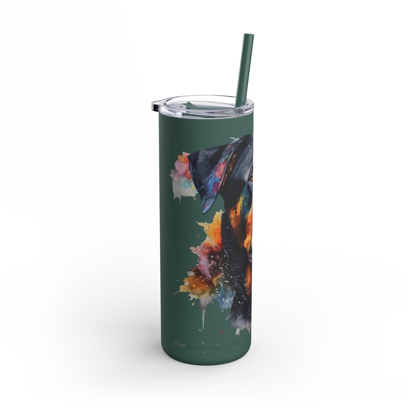 Rottweiler 3 Maars Maker Skinny Matte Tumbler, 20oz