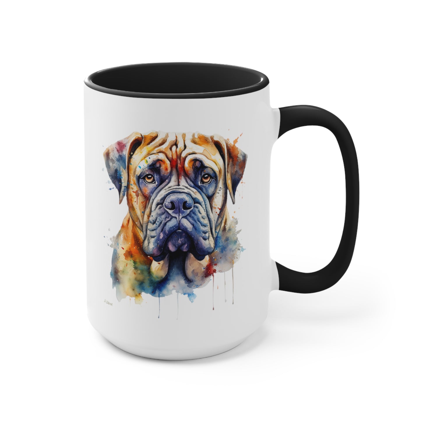 Bullmastiff 3 Accent Mugs