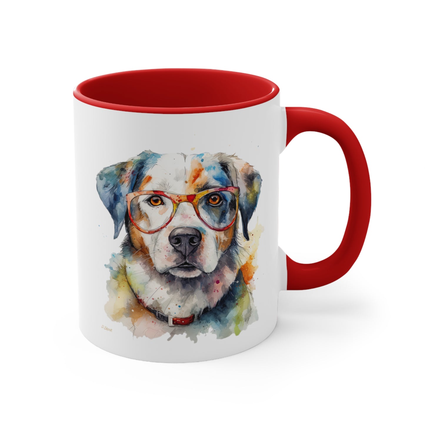 Greater Swiss Mountain Dog 4 Accent Mugs
