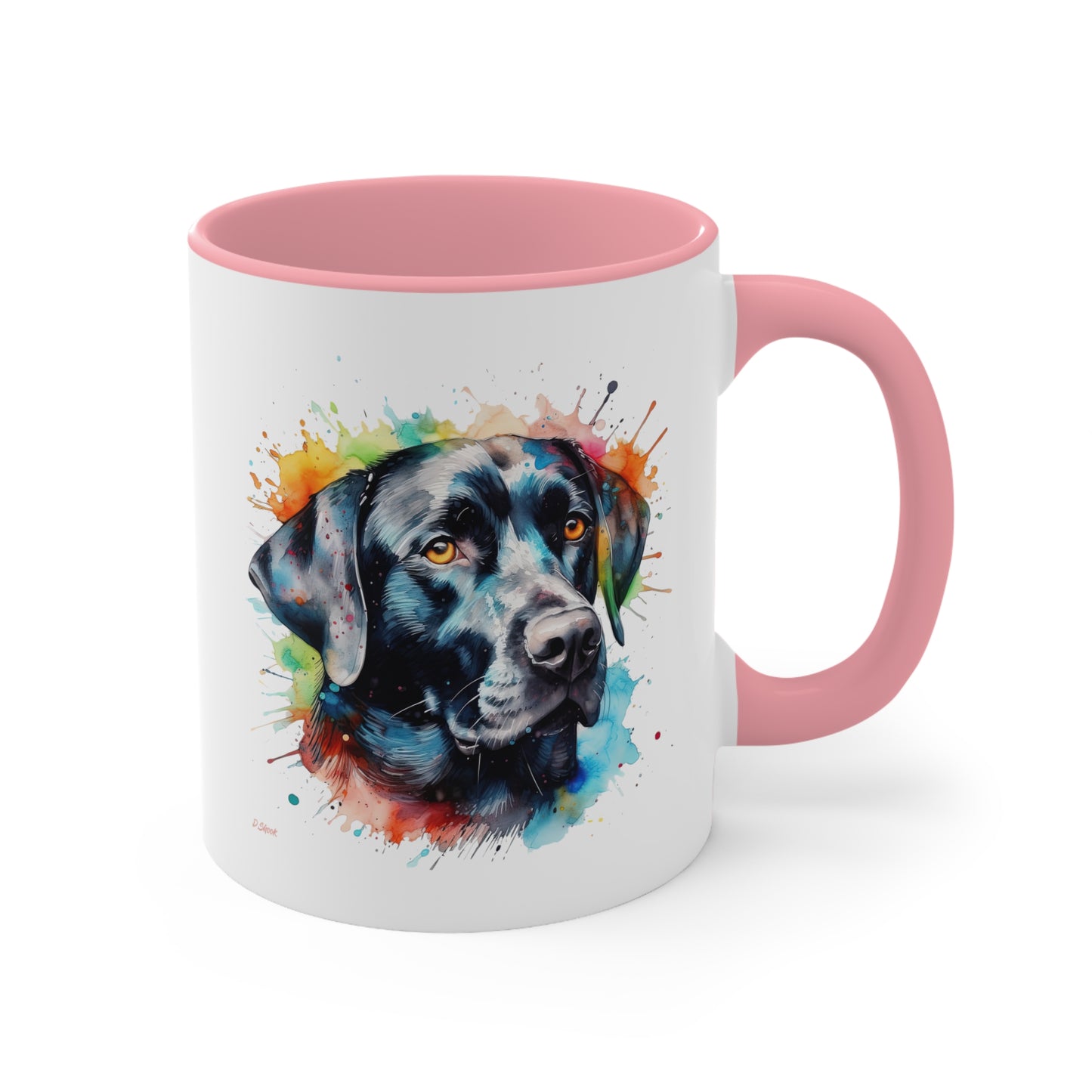 Black Lab 5 Accent Mugs