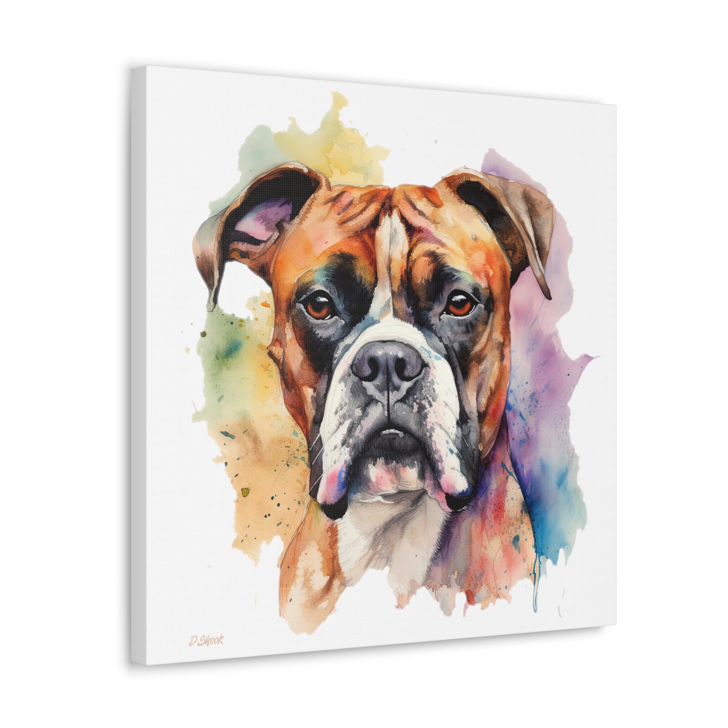 Boxer 2 Canvas Gallery Wraps