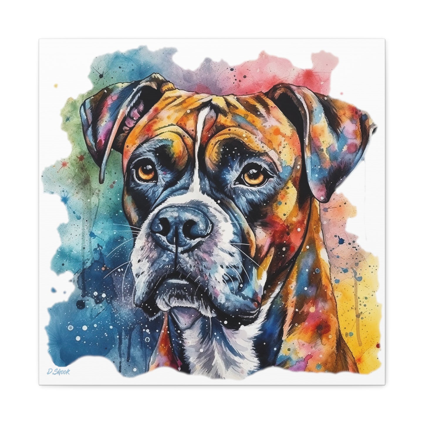 Boxer 3 Canvas Gallery Wraps