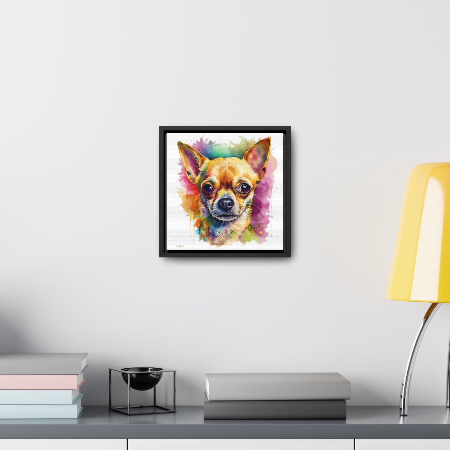 Chihuahua 7 Gallery Canvas Wraps, Square Frame