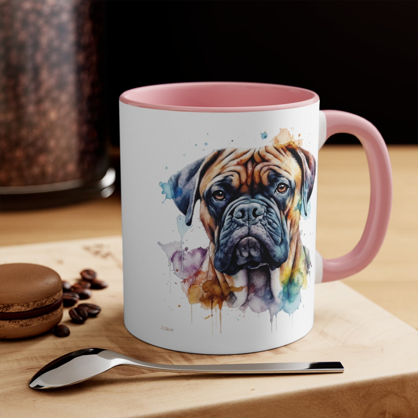 Bullmastiff 1 Accent Mugs