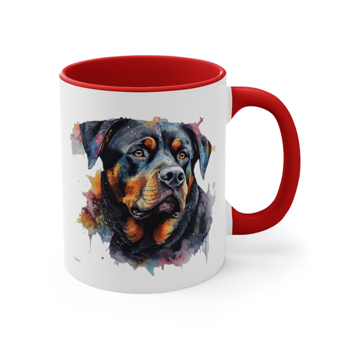 Rottweiler 3 Accent Mugs