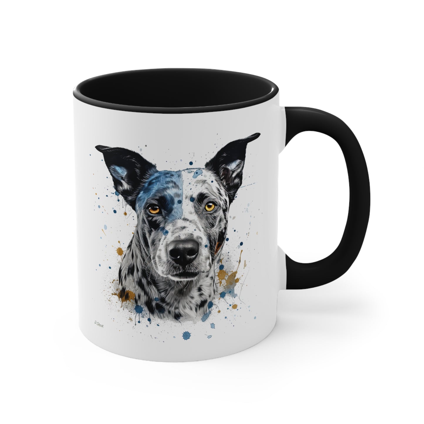 Blue Heeler 4 Accent Mugs