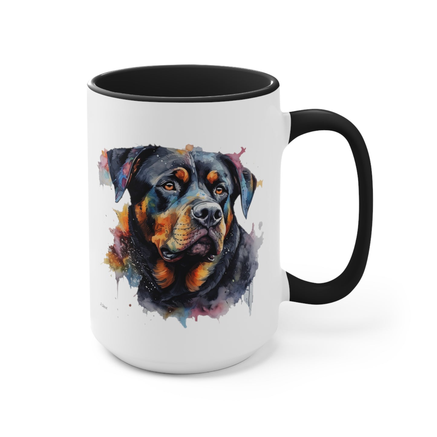 Rottweiler 3 Accent Mugs
