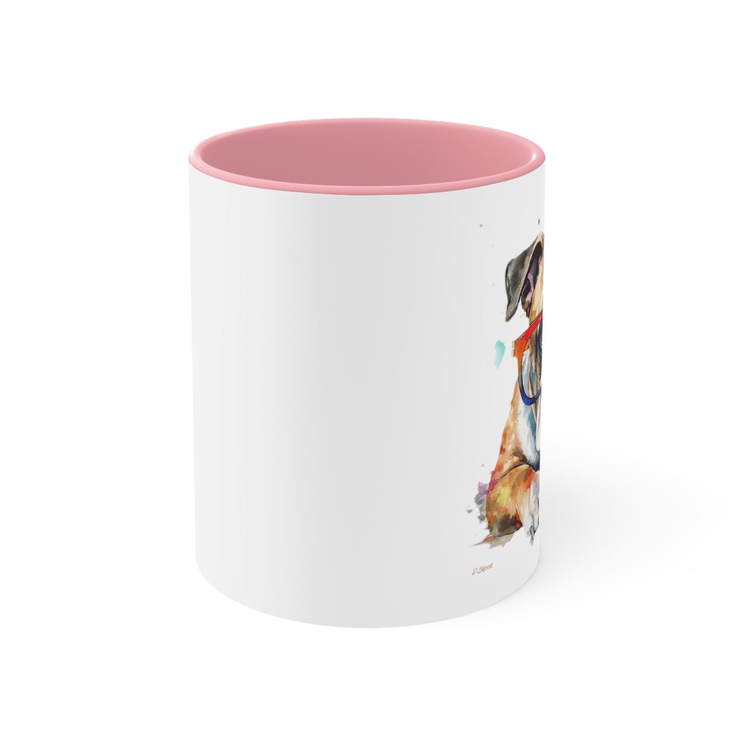 Bulldog 5 Accent Mugs