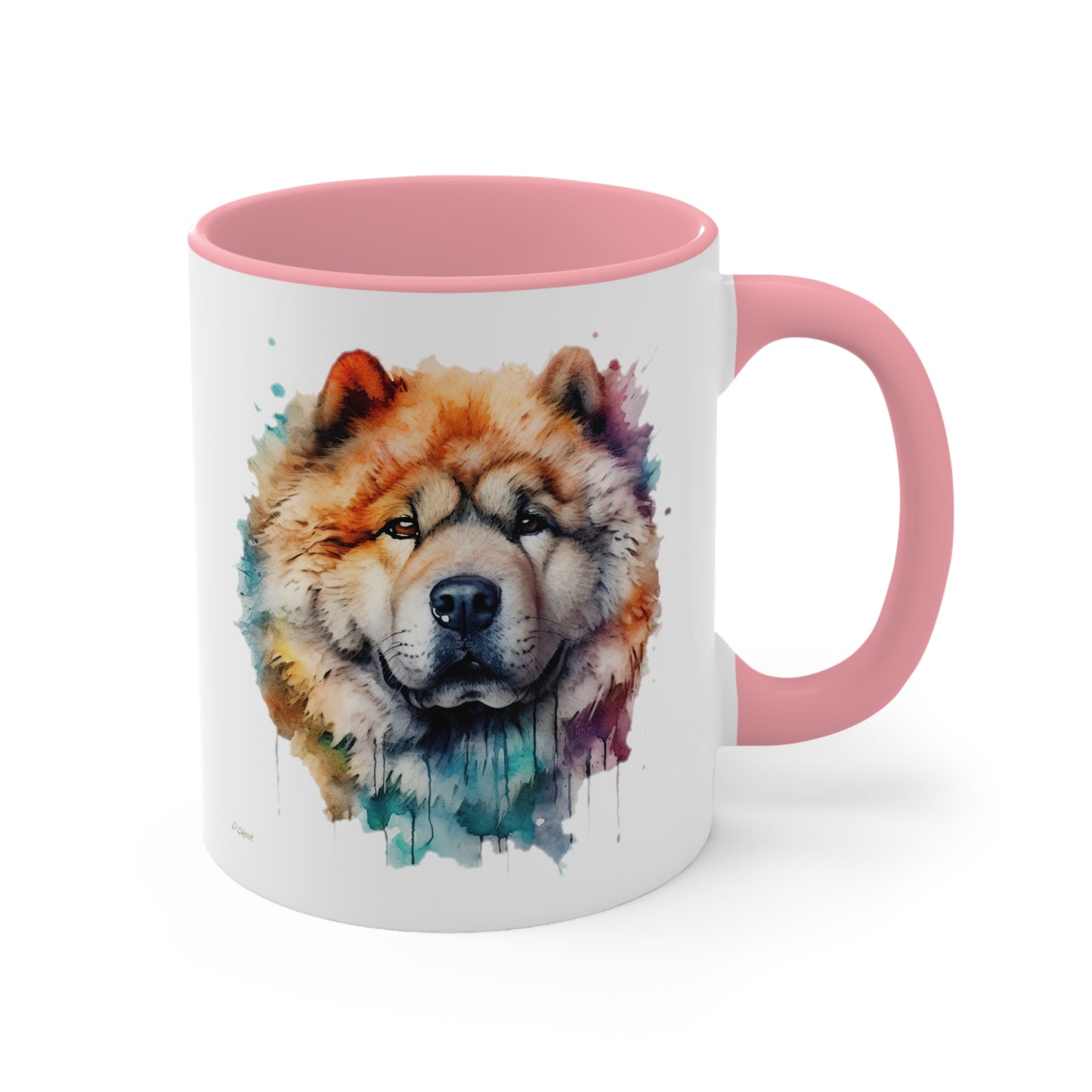 Chow Chow 3 Accent Mugs