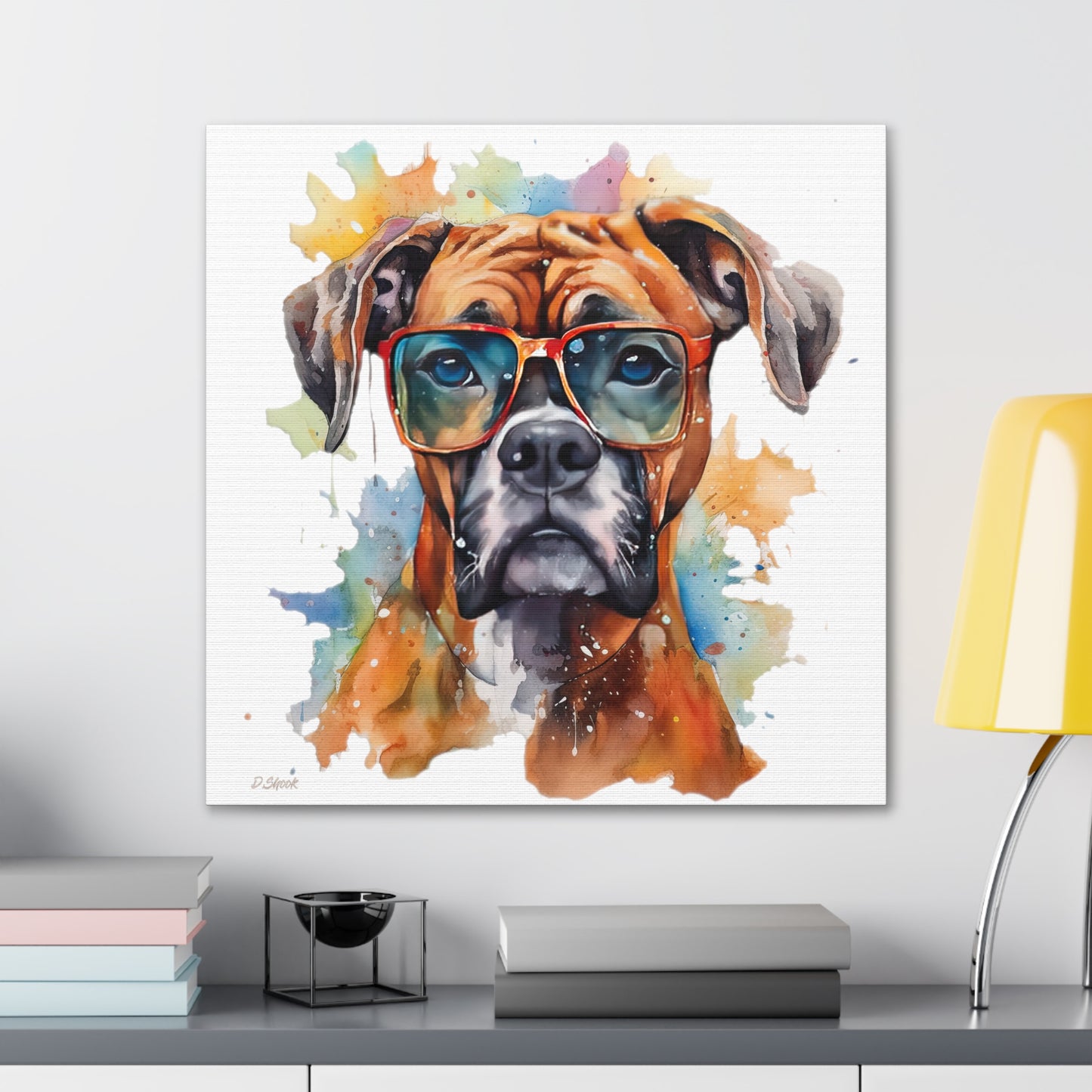 Boxer 4 Canvas Gallery Wraps
