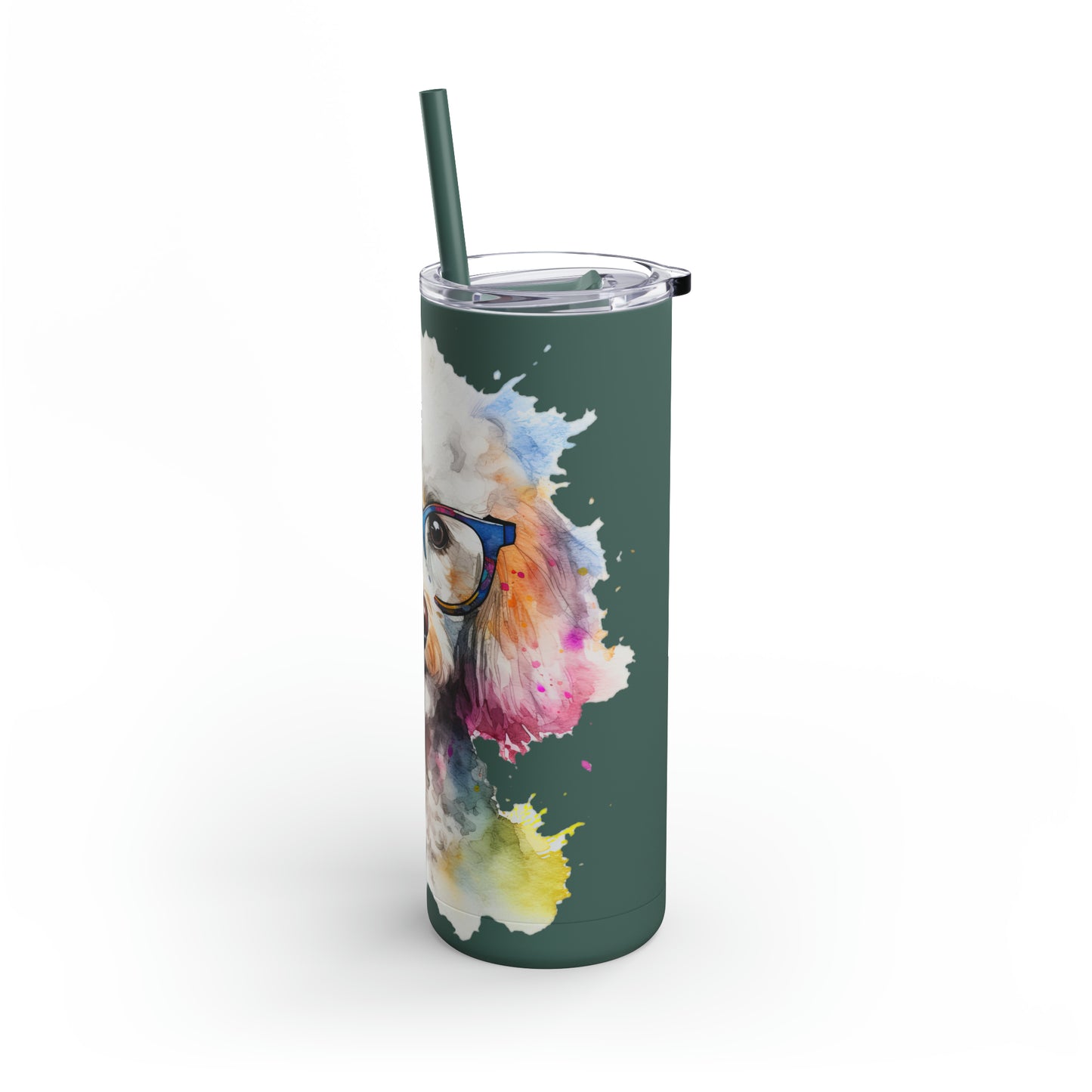 Poodle 10 Maars Maker Skinny Matte Tumbler, 20oz