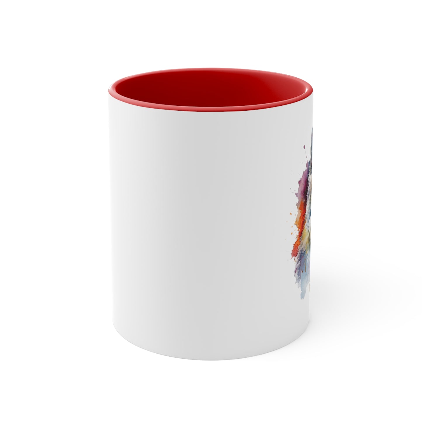 American Eskimo Dog 3 Accent Mugs