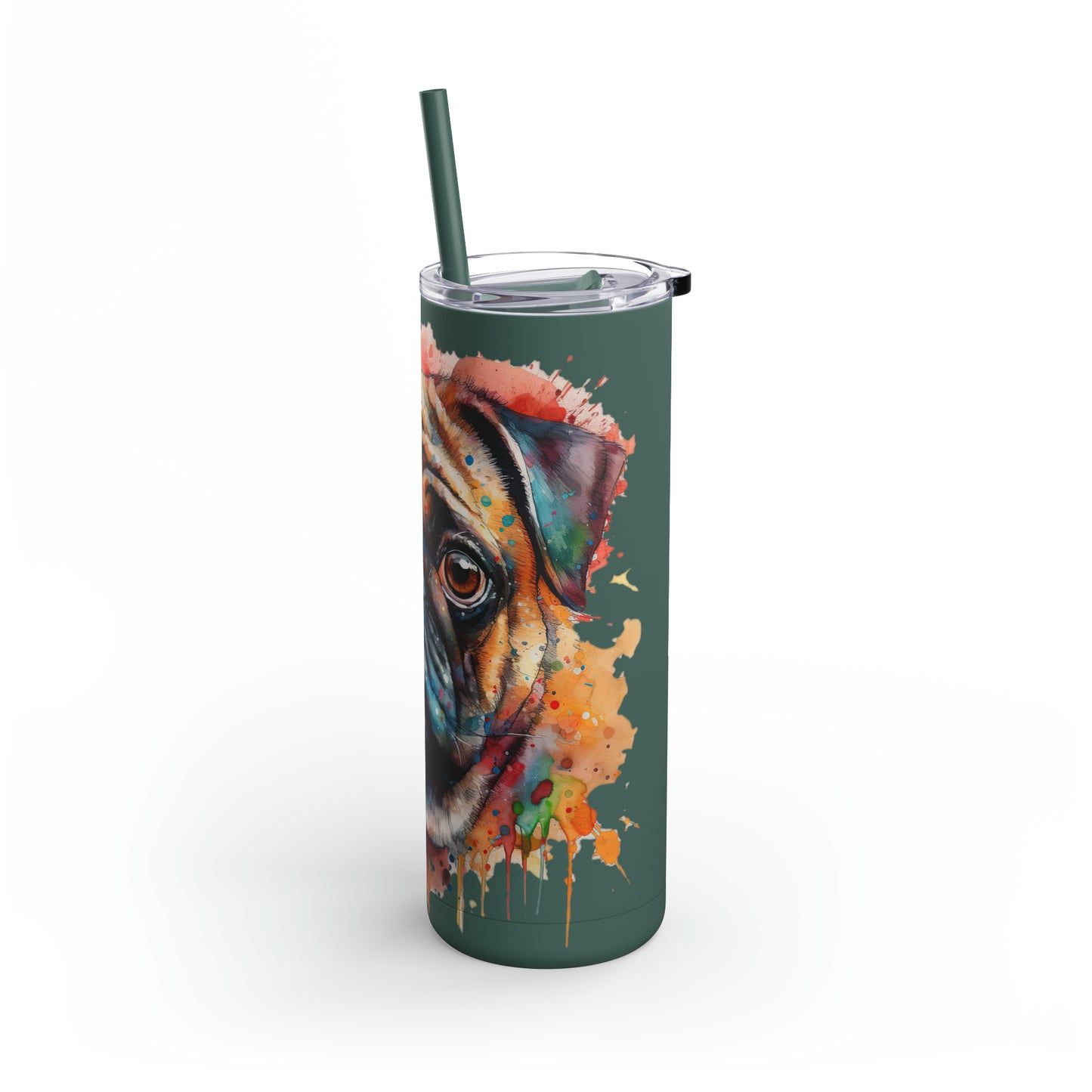 Pug 4 Maars Maker Skinny Matte Tumbler, 20oz