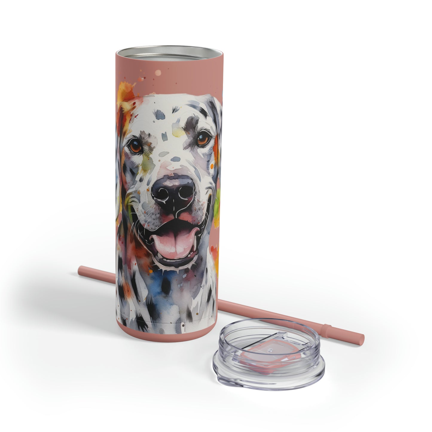 Dalmatian 1 Maars Maker Skinny Matte Tumbler, 20oz