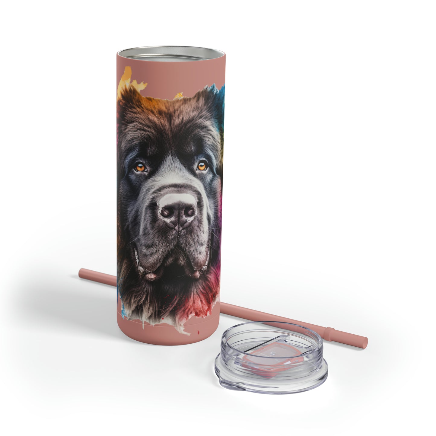 Newfoundland Dog 3 Maars Maker Skinny Matte Tumbler, 20oz