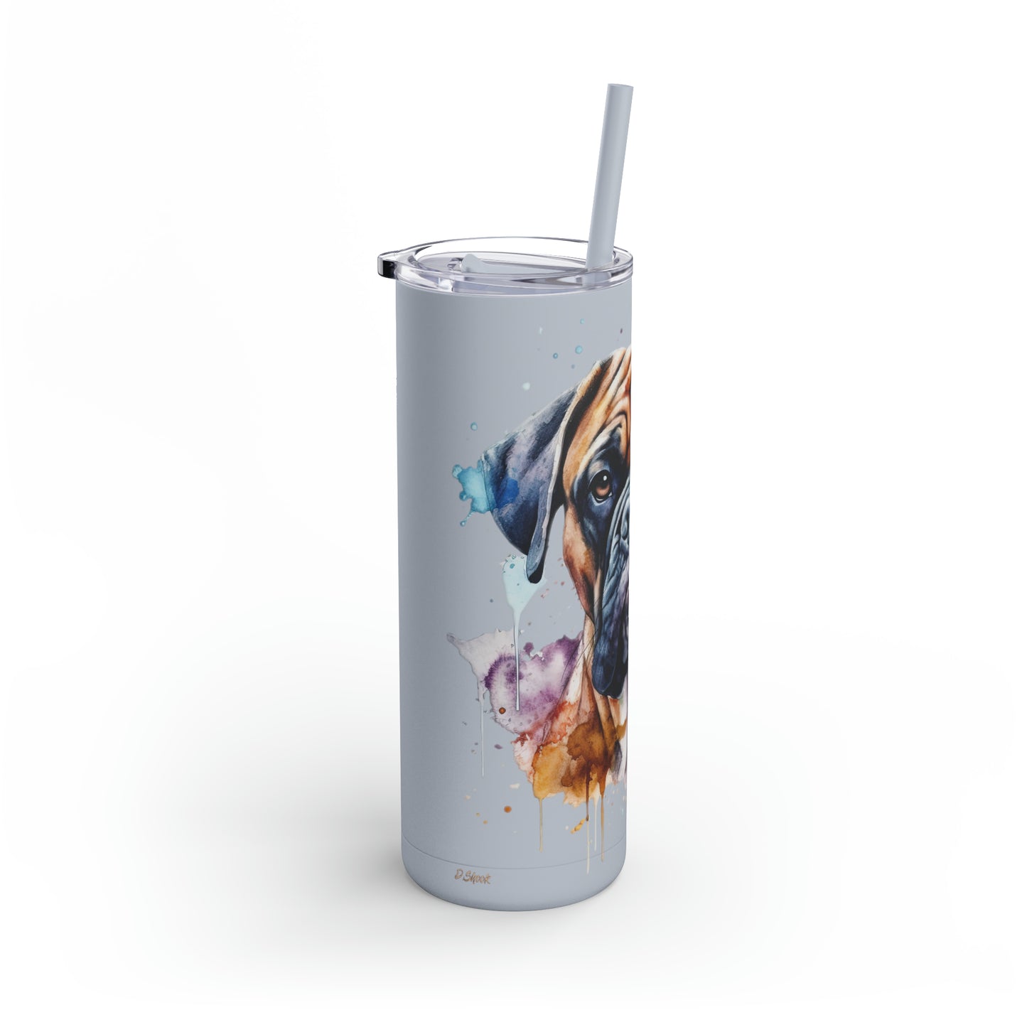 Bullmastiff 1 Maars Maker Skinny Matte Tumbler, 20oz