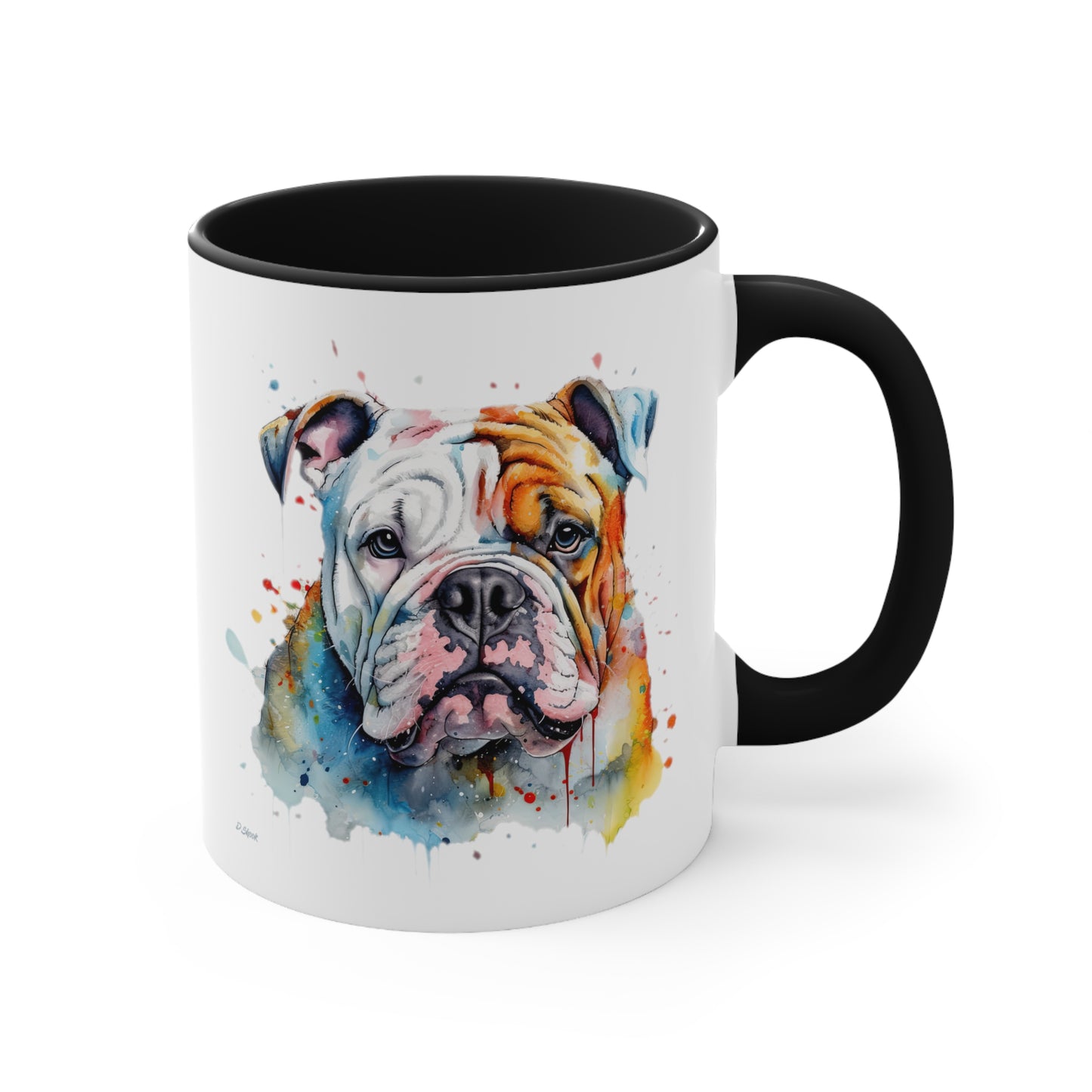 Bulldog 3 Accent Mugs