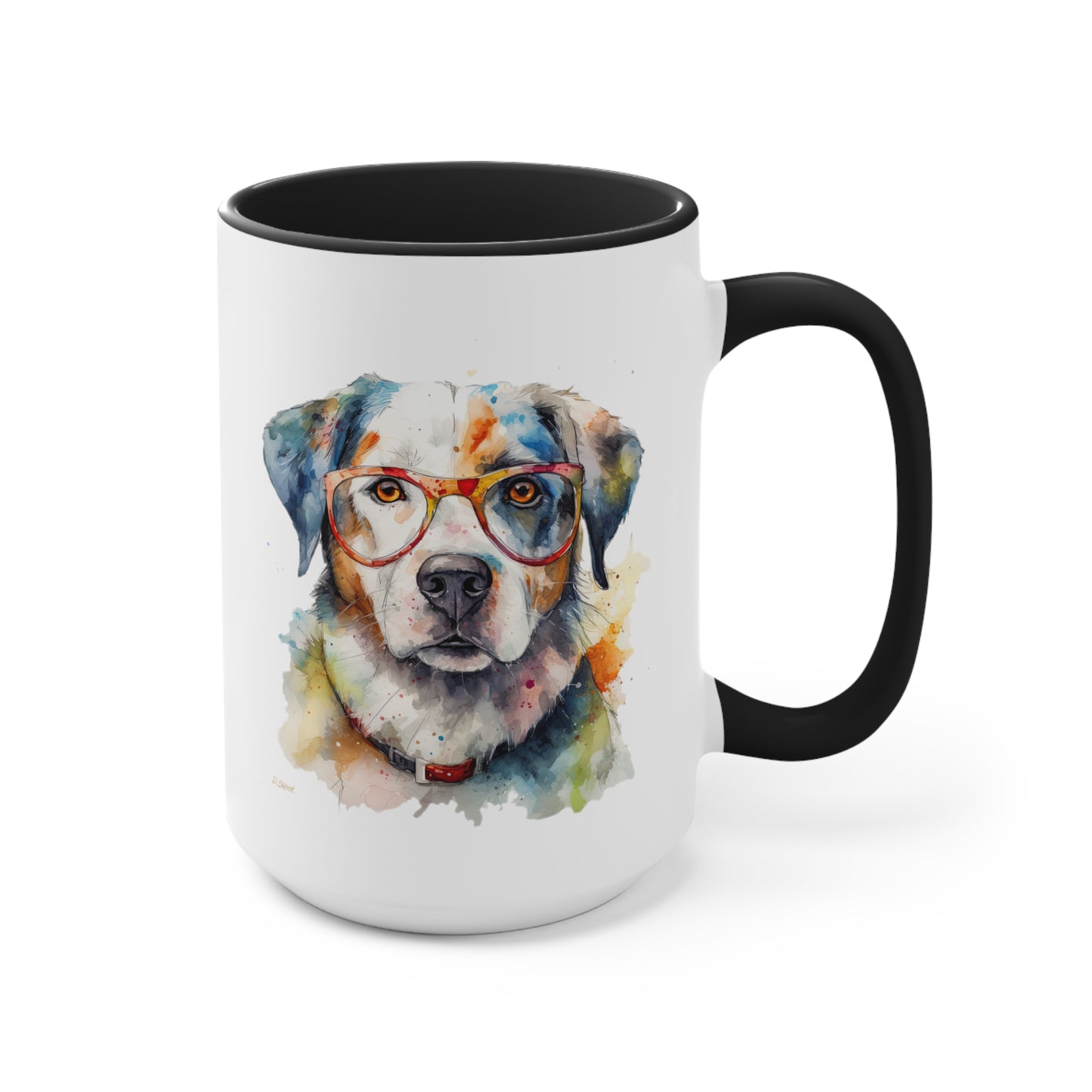 Greater Swiss Mountain Dog 4 Accent Mugs