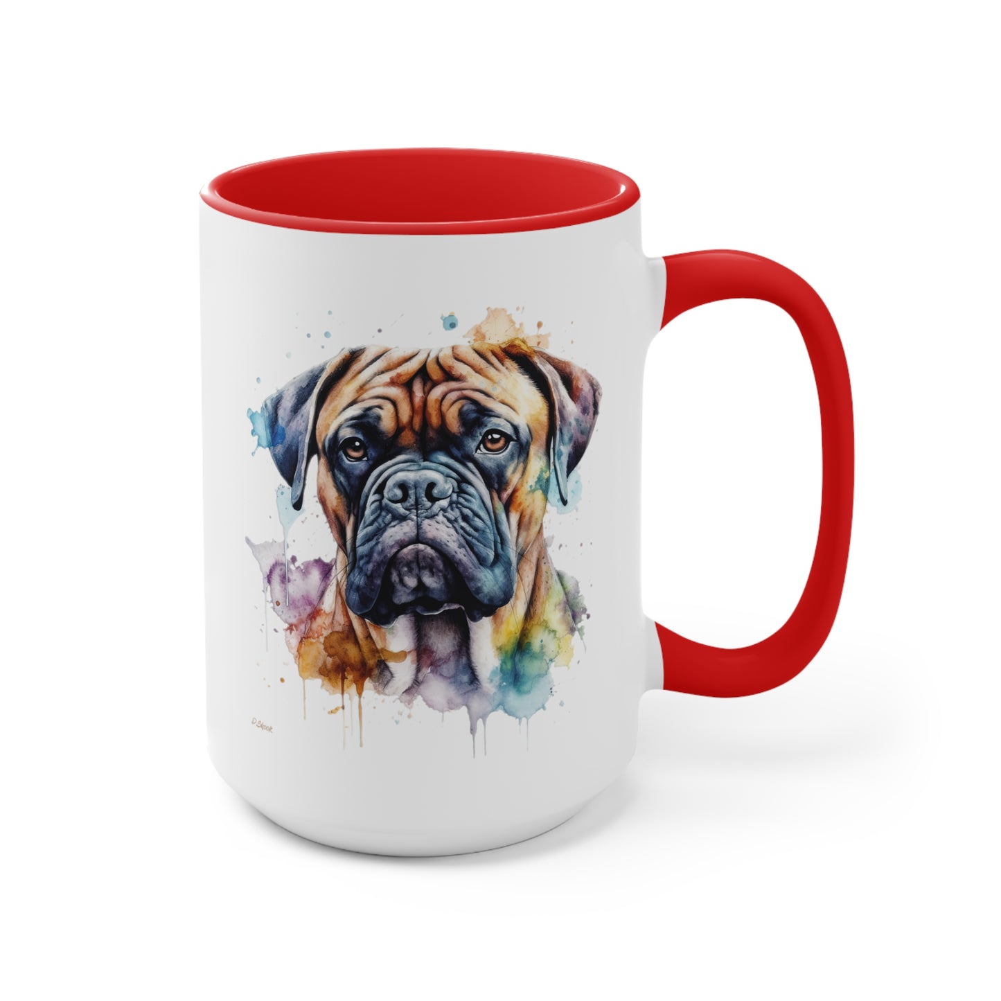 Bullmastiff 1 Accent Mugs