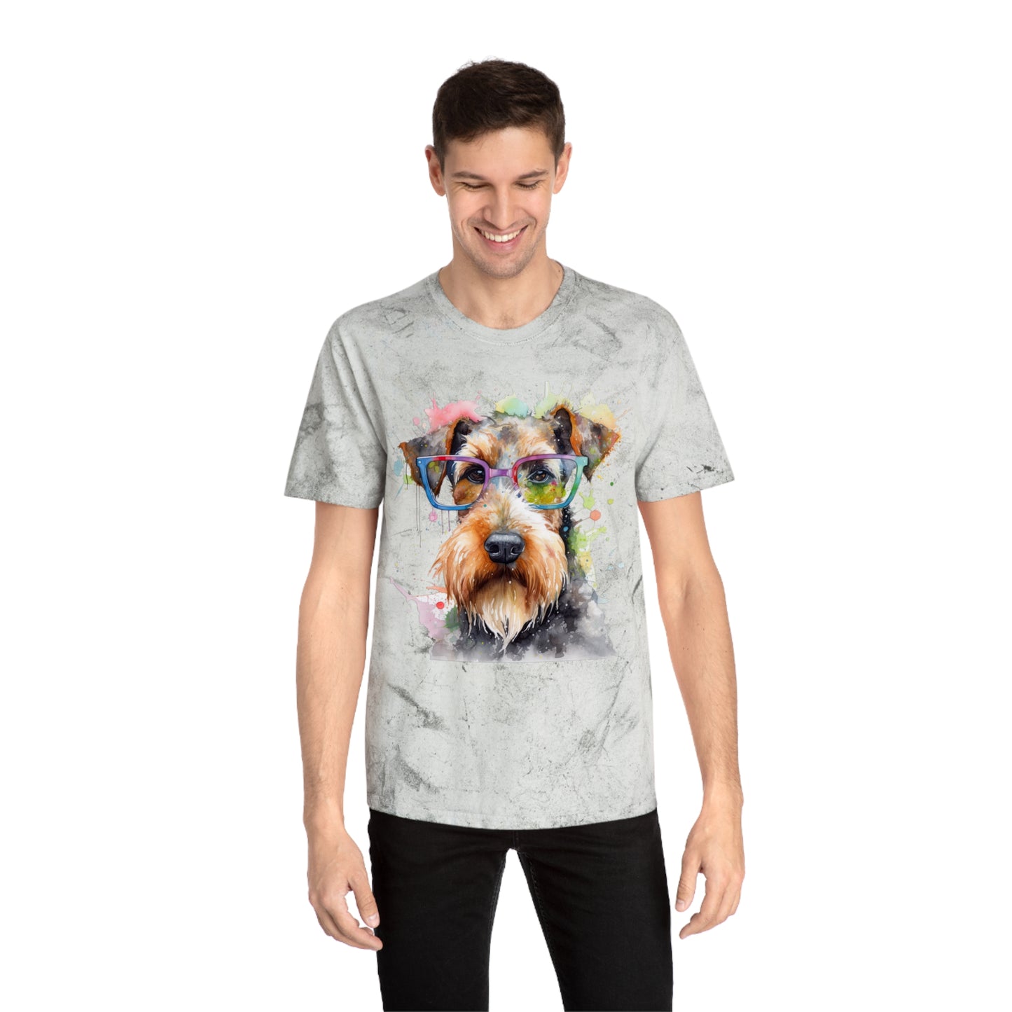 Airedale Terrier 6 Unisex Color Blast T-Shirt