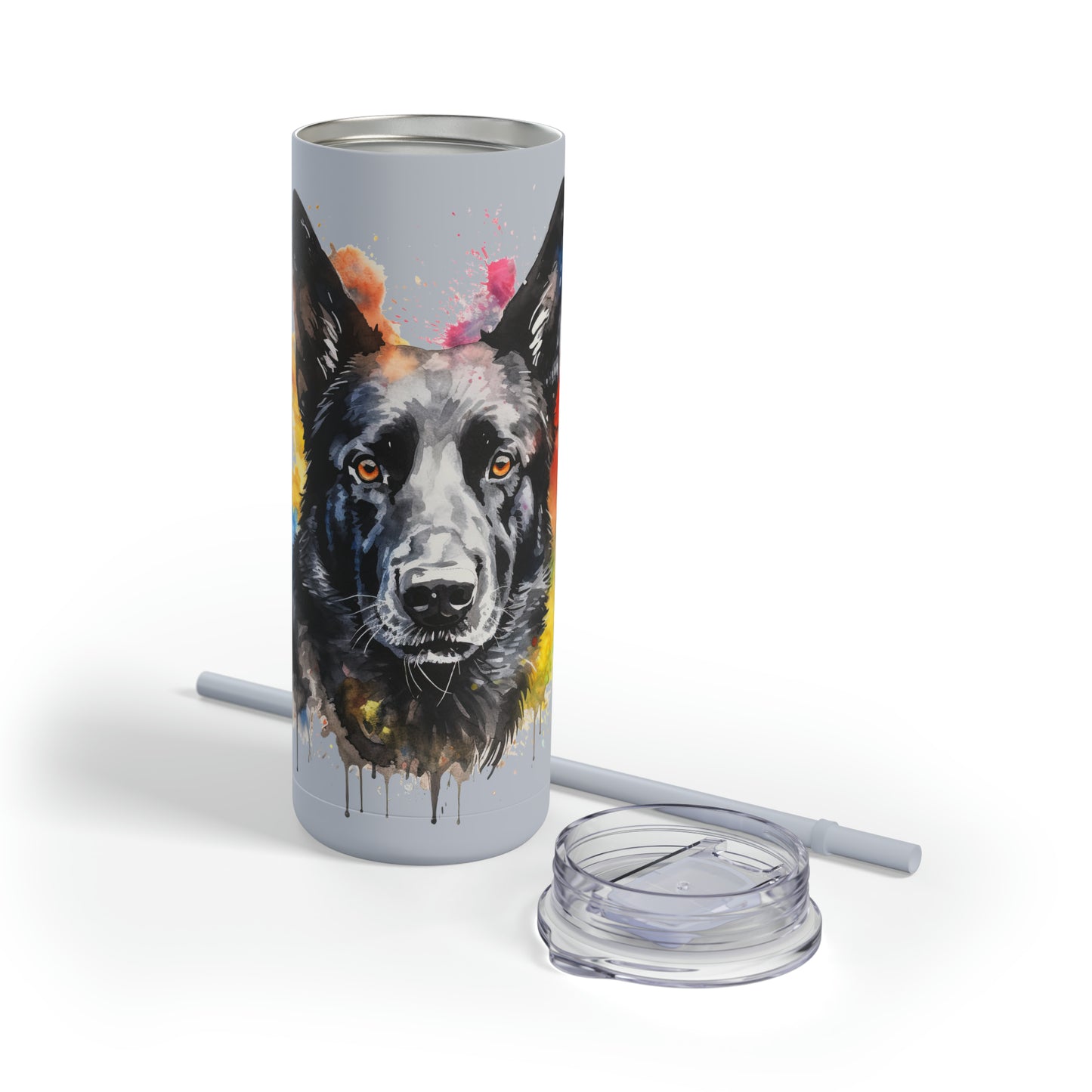 German Sheppard 21 Maars Maker Skinny Matte Tumbler, 20oz