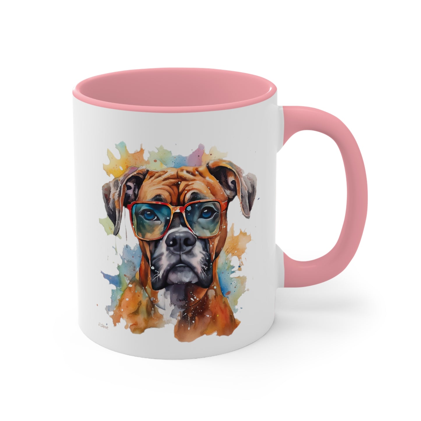 Boxer 4 Accent Mugs