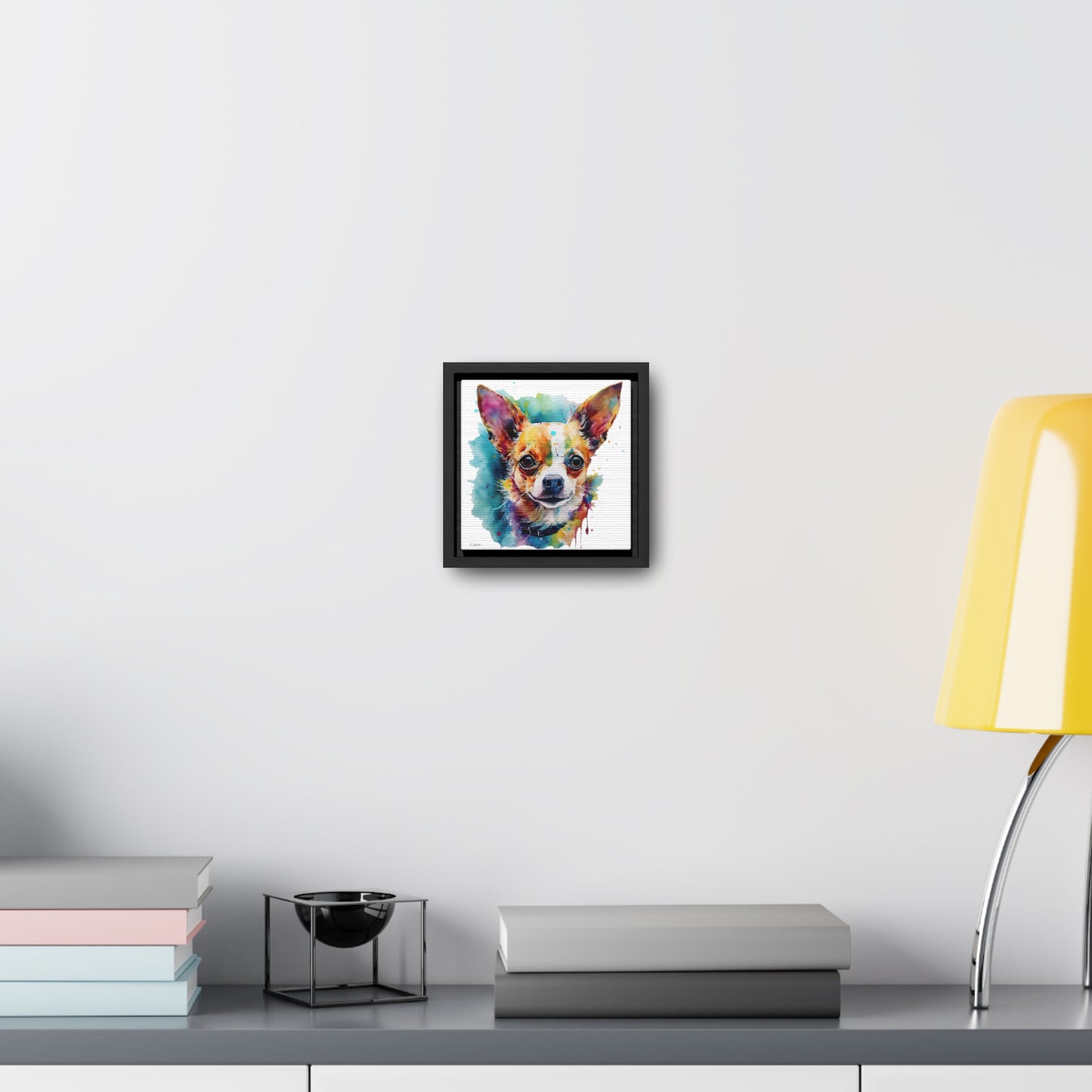 Chihuahua 1 Gallery Canvas Wraps, Square Frame
