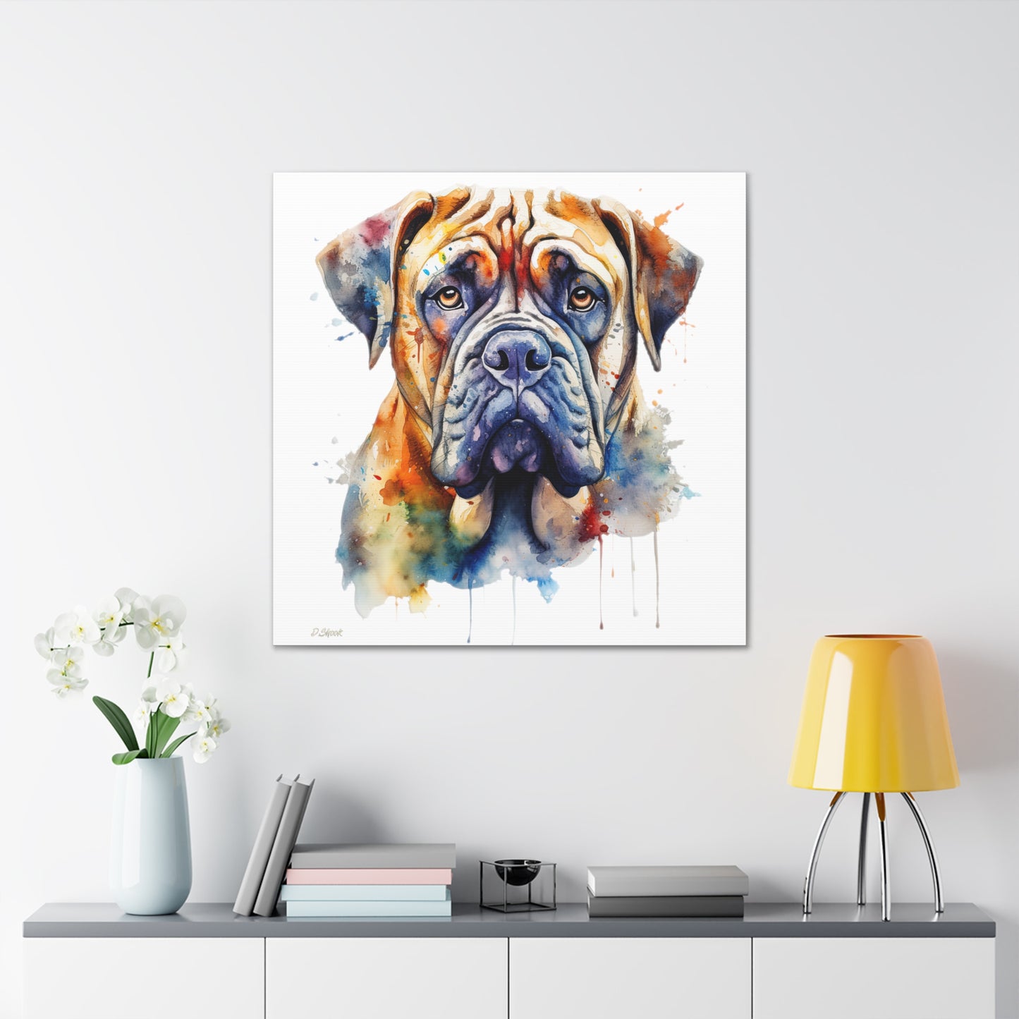 Bullmastiff 3 Canvas Gallery Wraps