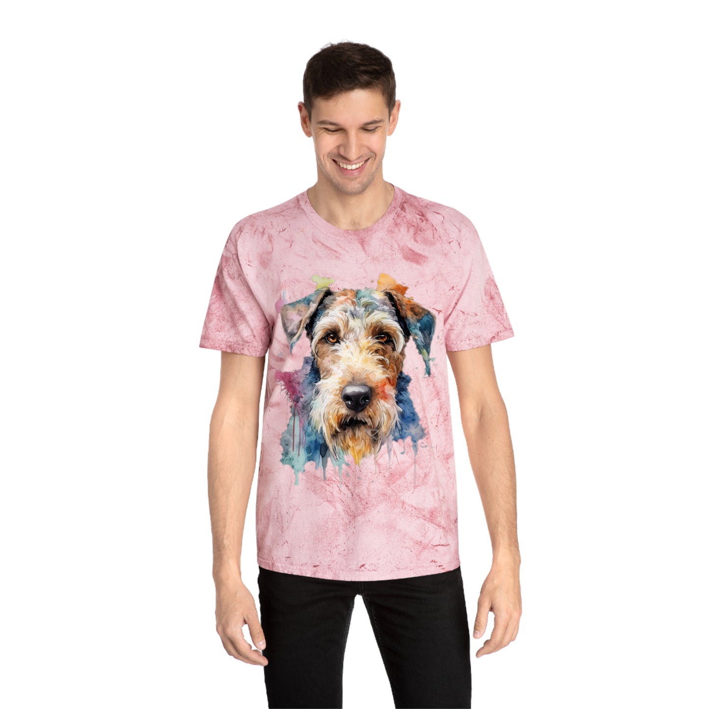 Airedale Terrier 2 Unisex Color Blast T-Shirt