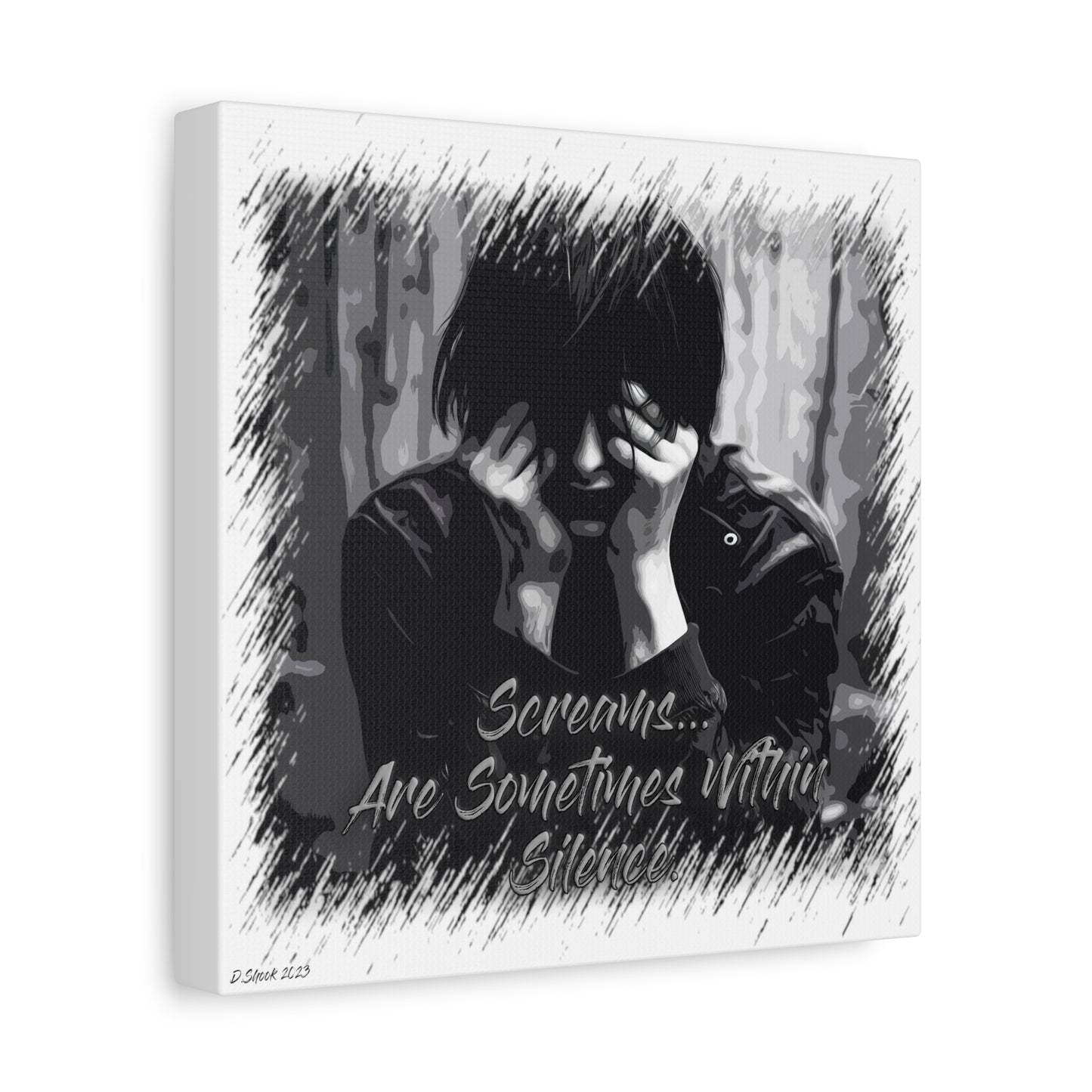 Screams: Matte Canvas, Stretched, 1.25"