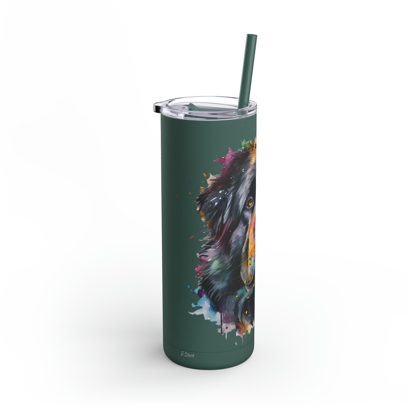 Newfoundland Dog 2 Maars Maker Skinny Matte Tumbler, 20oz