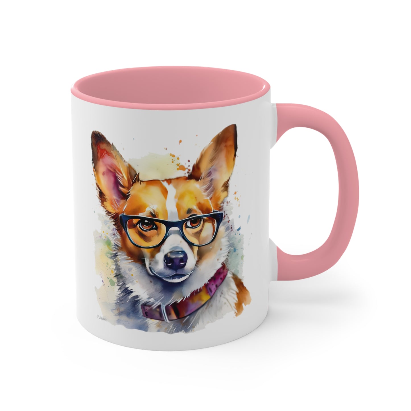 Pembroke Welsh Corgi 4 Accent Mugs