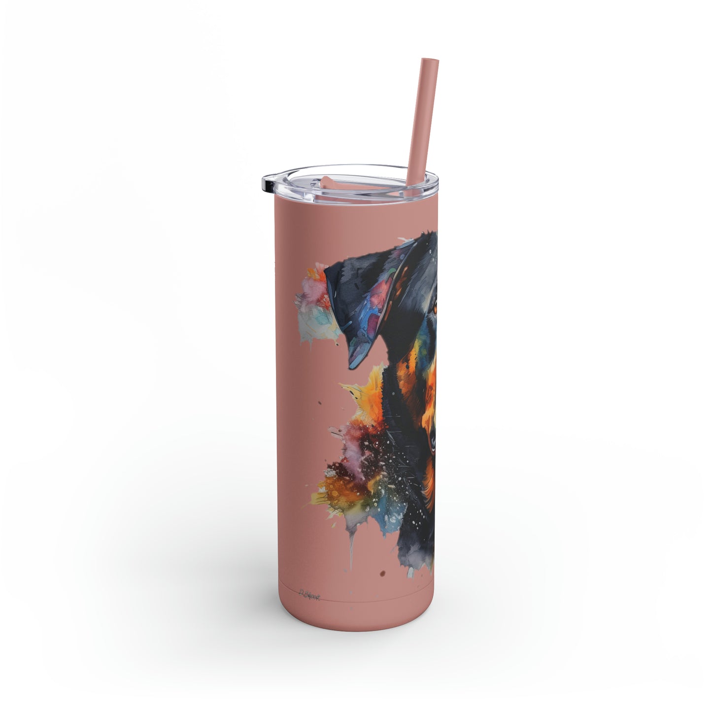 Rottweiler 3 Maars Maker Skinny Matte Tumbler, 20oz