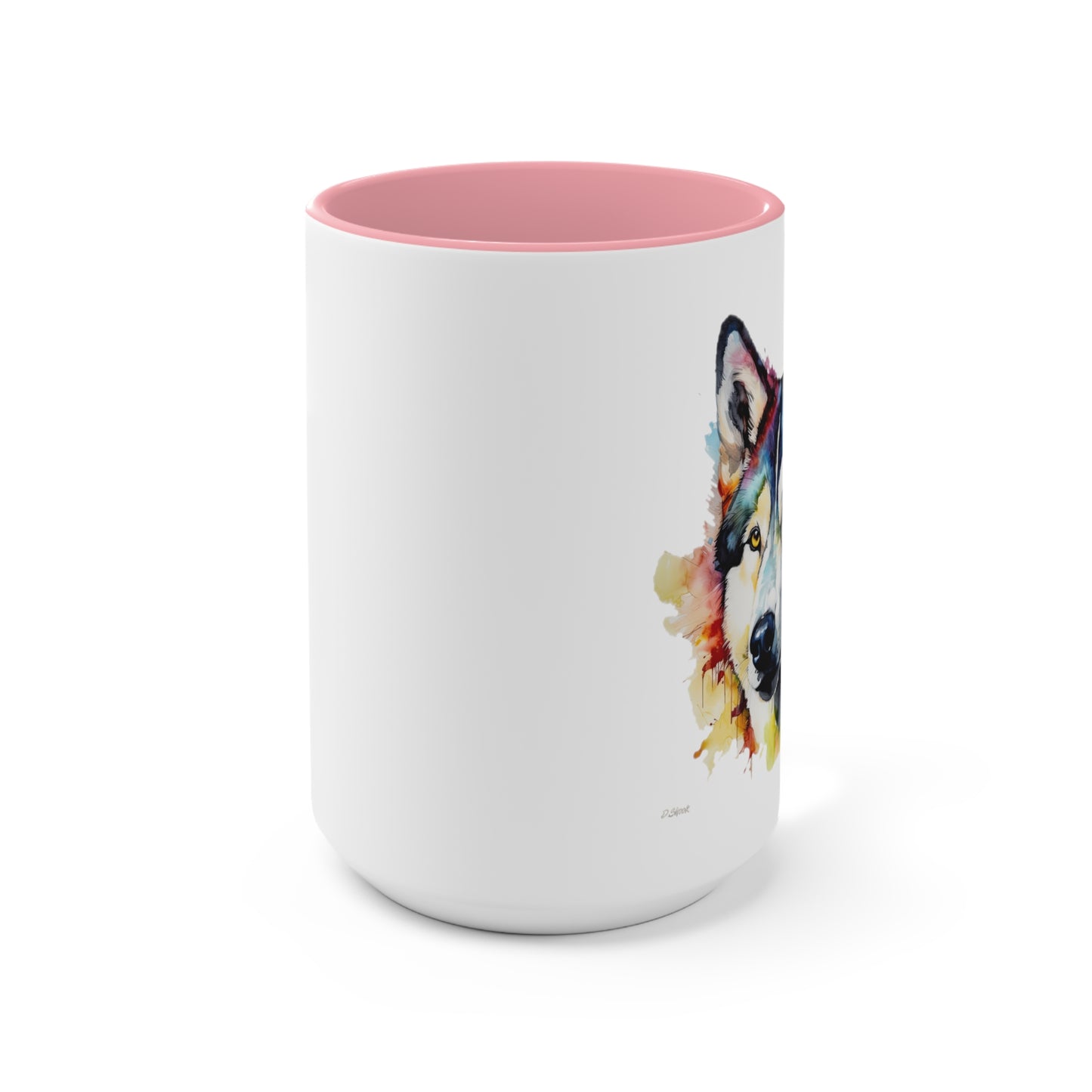 Siberian Husky 3 Accent Mugs