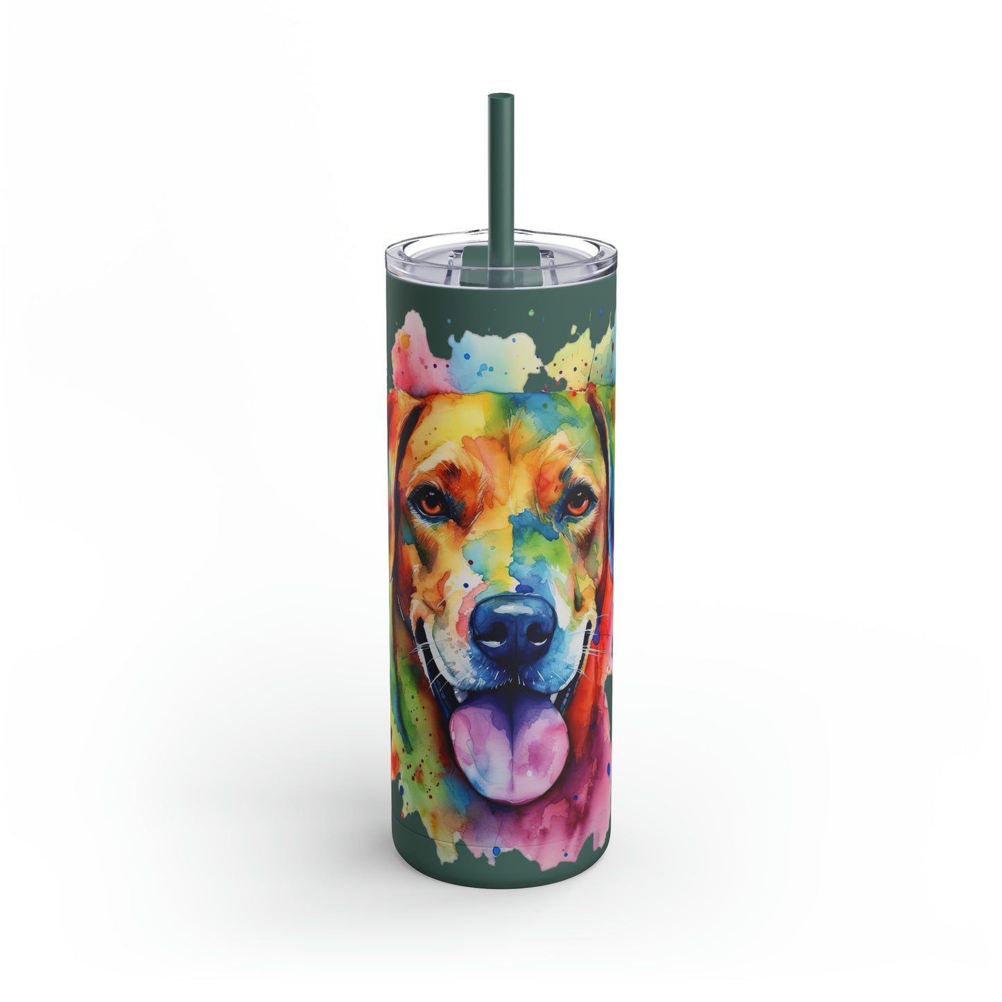Labrador Retriever 3 Maars Maker Skinny Matte Tumbler, 20oz
