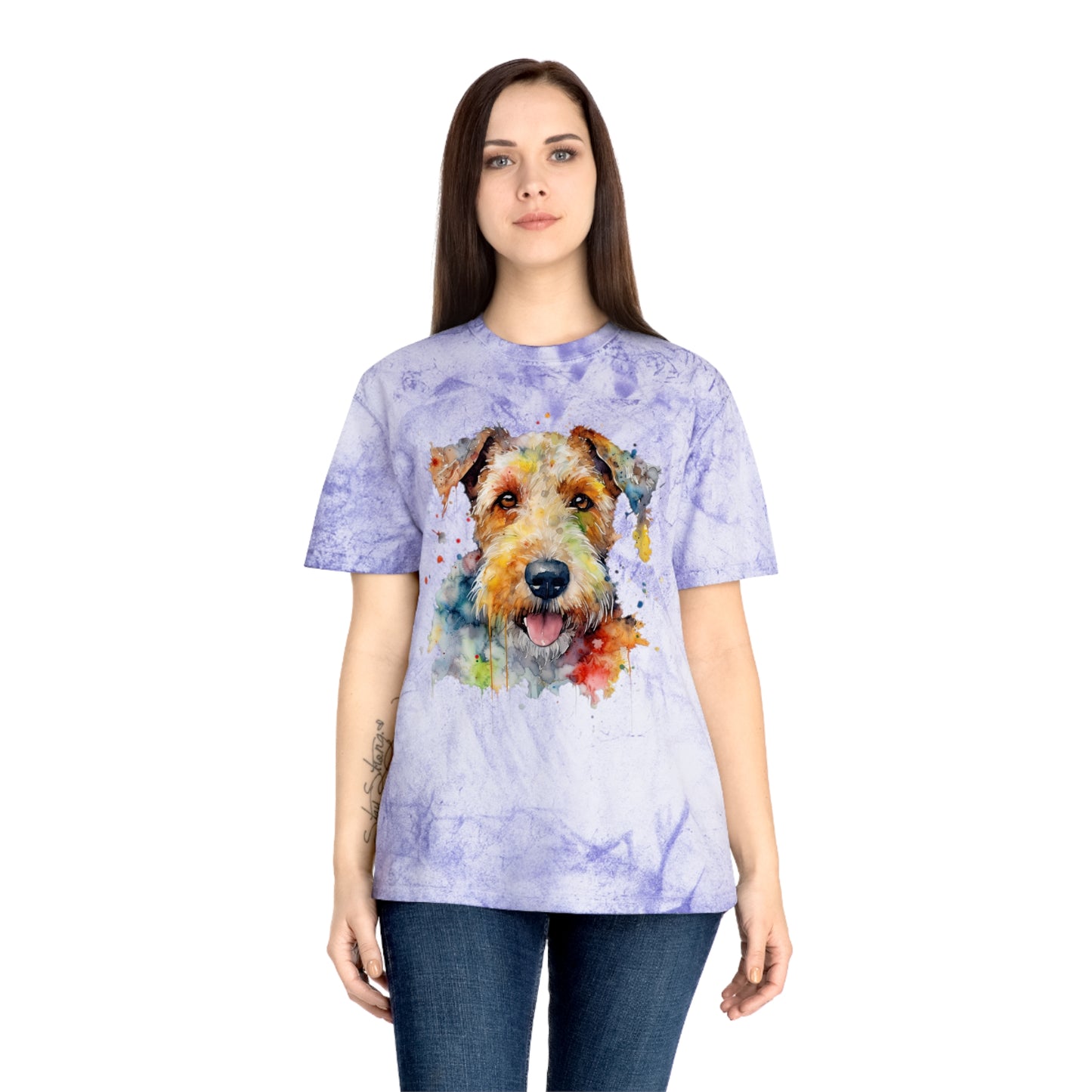 Airedale Terrier 1 Unisex Color Blast T-Shirt