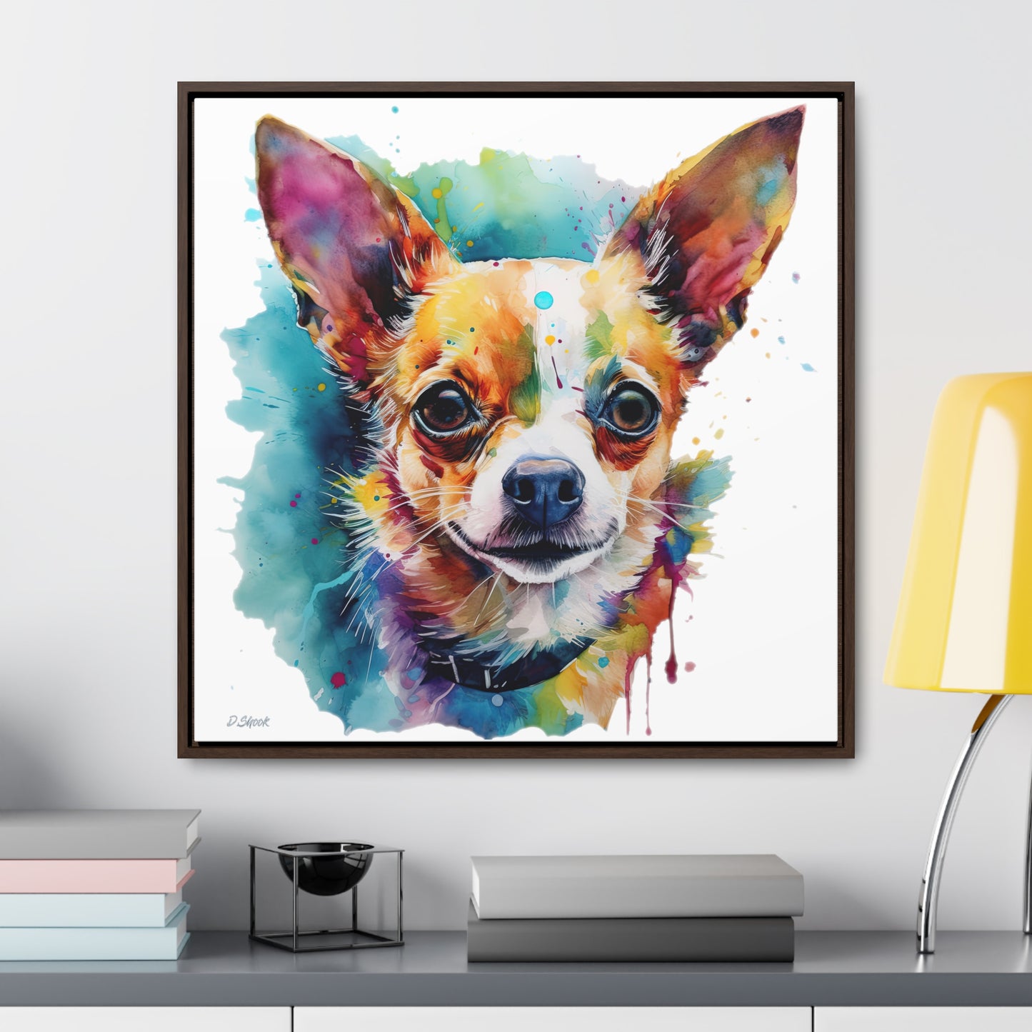 Chihuahua 1 Gallery Canvas Wraps, Square Frame
