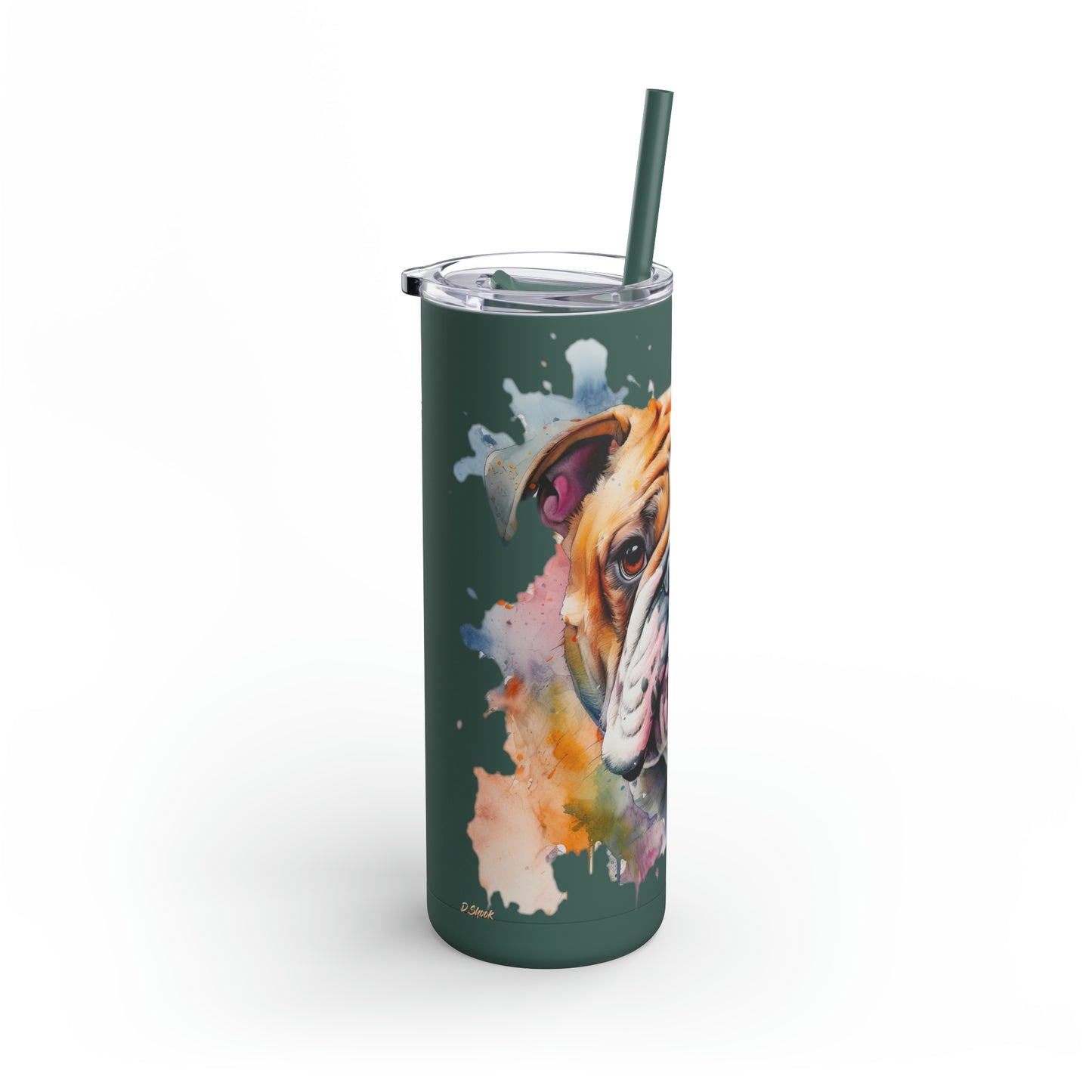 Bulldog 1 Maars Maker Skinny Matte Tumbler, 20oz