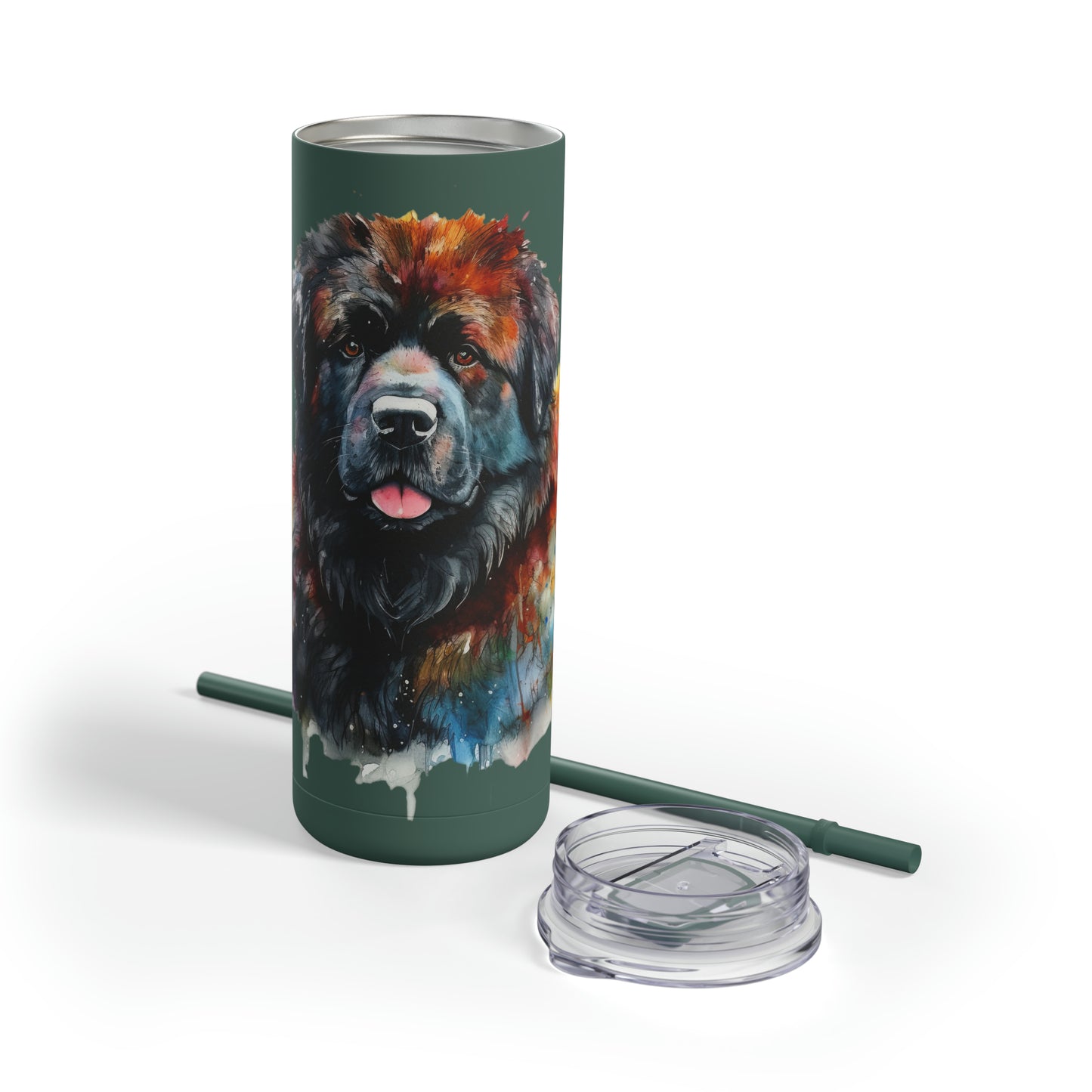Newfoundland Dog 1 Maars Maker Skinny Matte Tumbler, 20oz