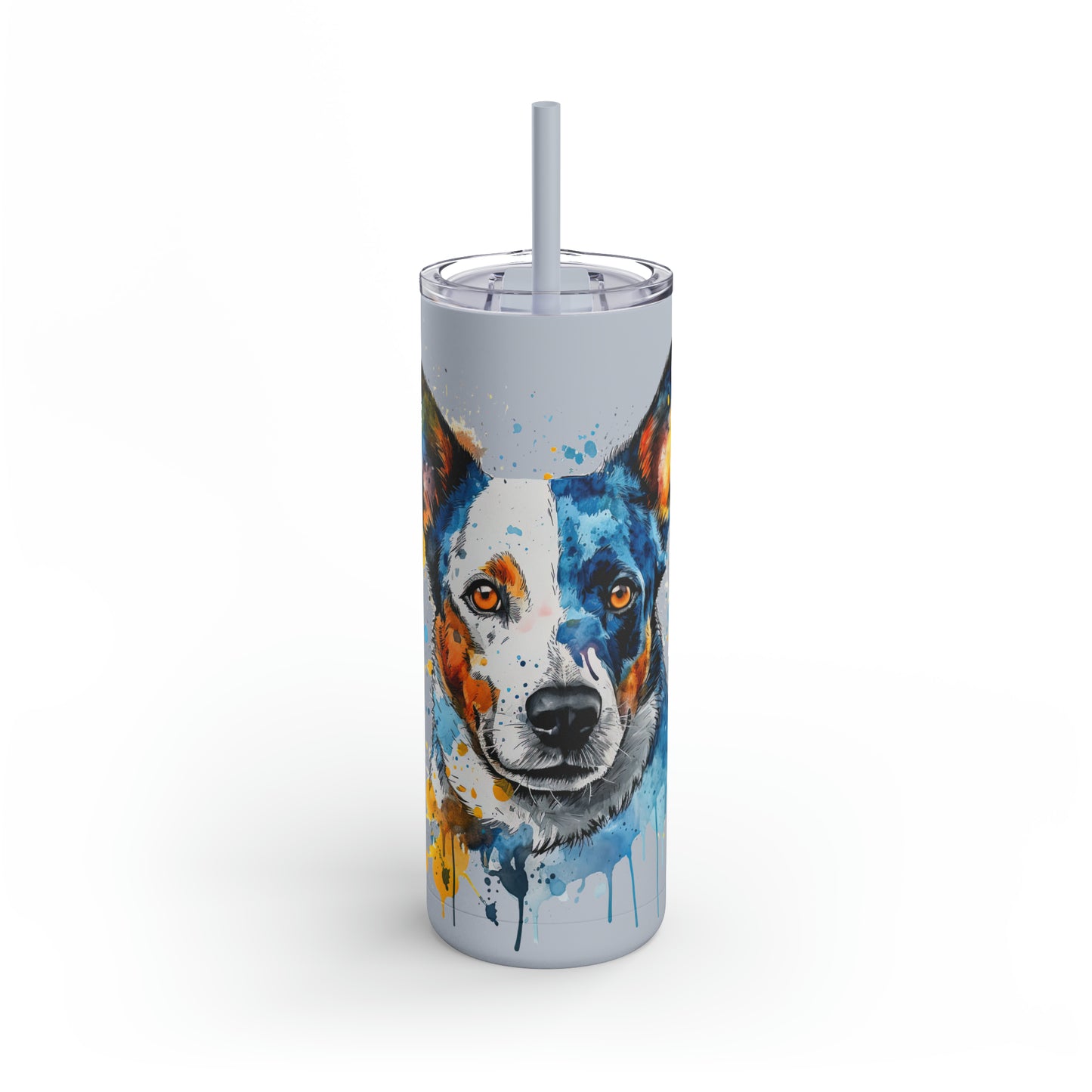 Blue Heeler 2 Maars Maker Skinny Matte Tumbler, 20oz
