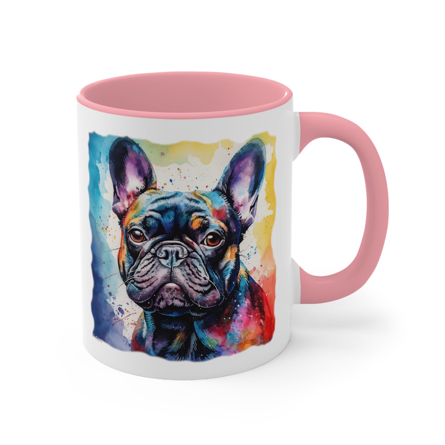 French Bulldog 2 Accent Mugs
