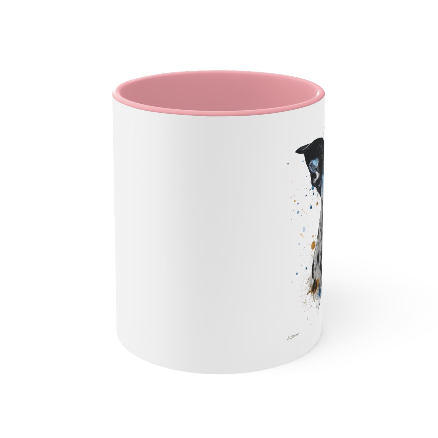Blue Heeler 4 Accent Mugs