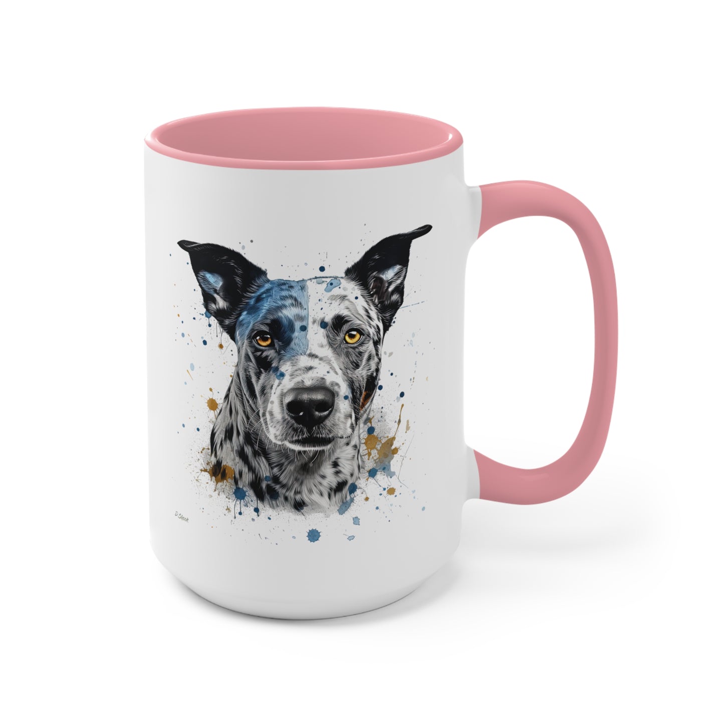 Blue Heeler 4 Accent Mugs