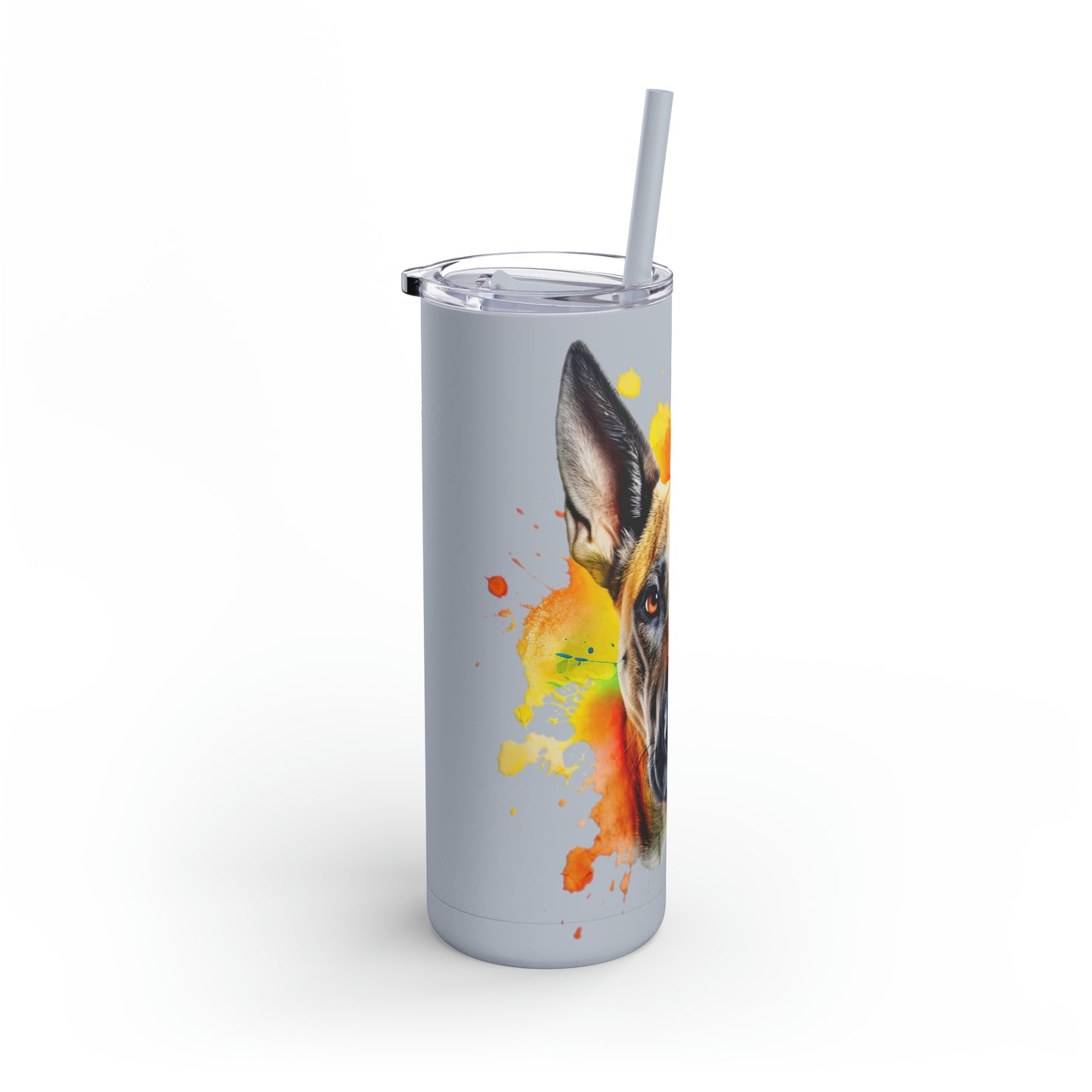 Belgium Malinois 3 Maars Maker Skinny Matte Tumbler, 20oz