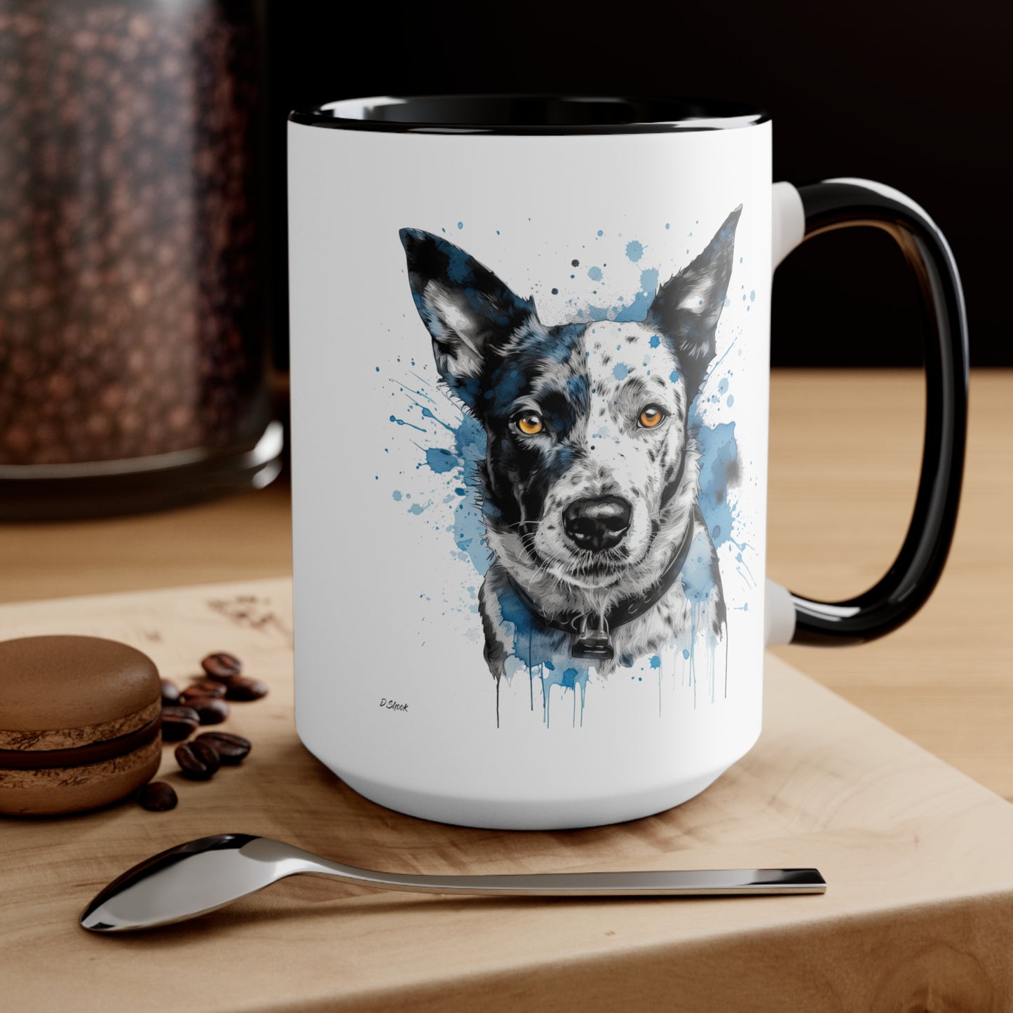 Blue Heeler 3 Accent Mugs