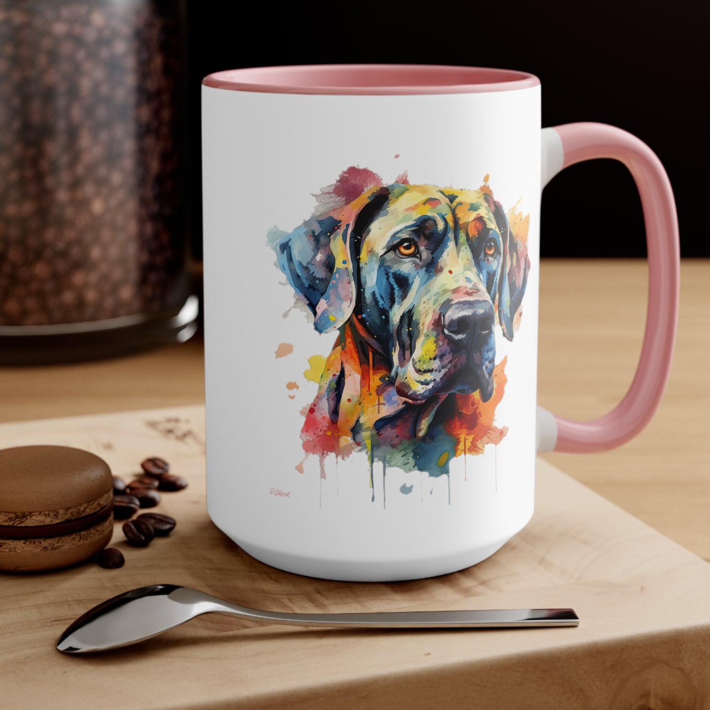 Great Dane 3 Accent Mugs